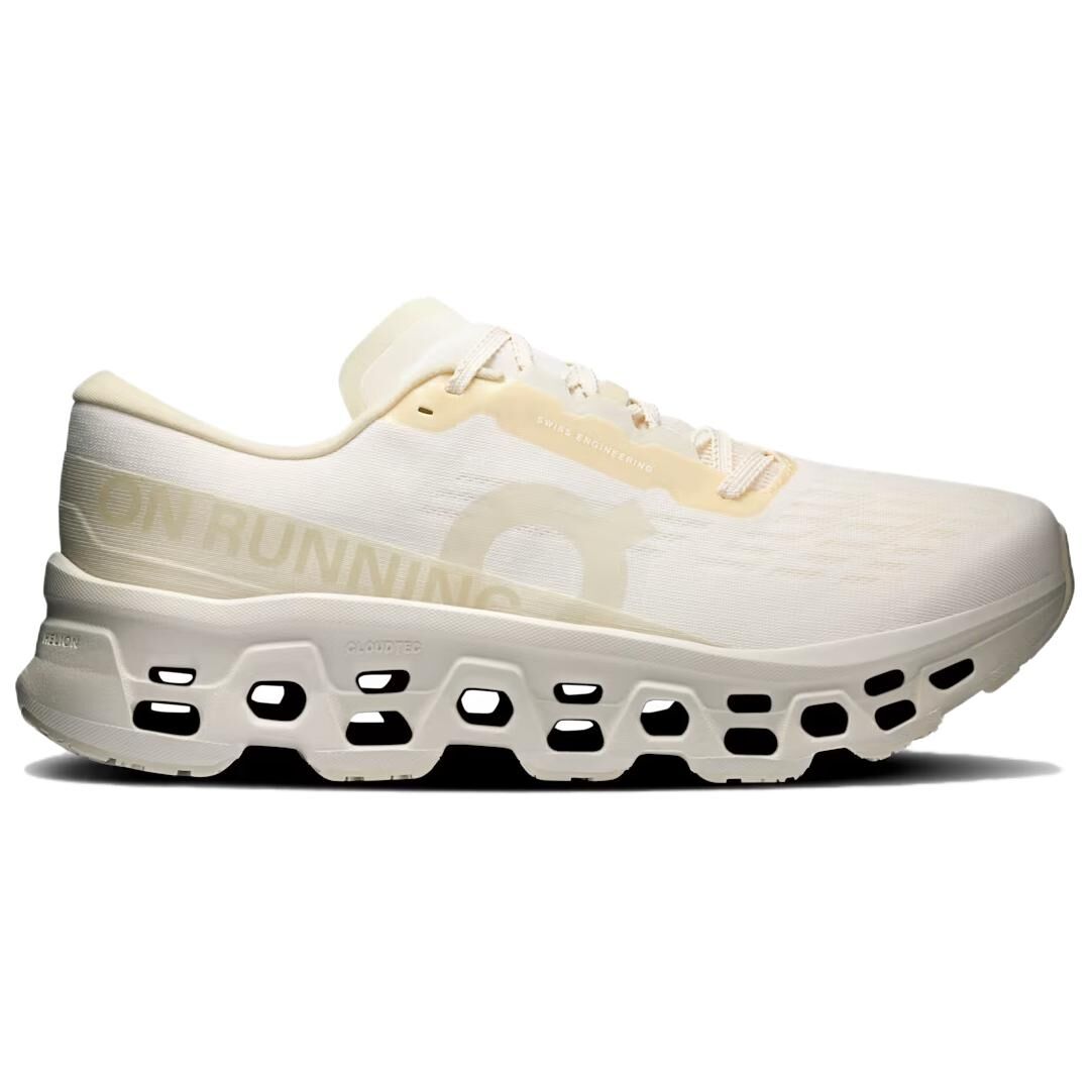 【代購】On Cloudmonster 3 Breathable Rebound Running Shoes Men's Milk White 3MG10905508