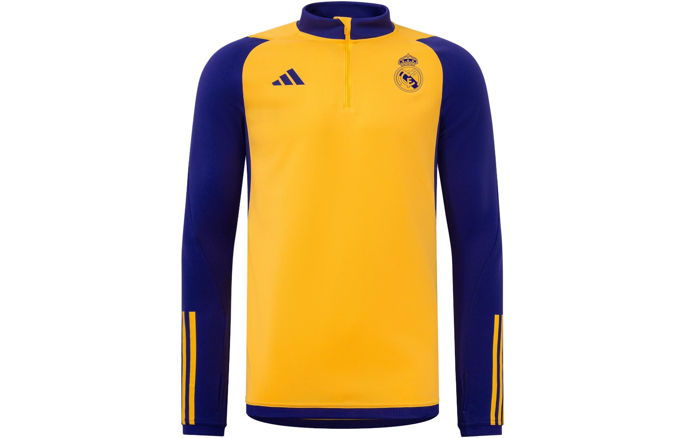 【代購】Adidas Real Madrid Real Madrid Tiro 23 Top Soccer Jersey Fan Edition Men's Yellow IQ0543