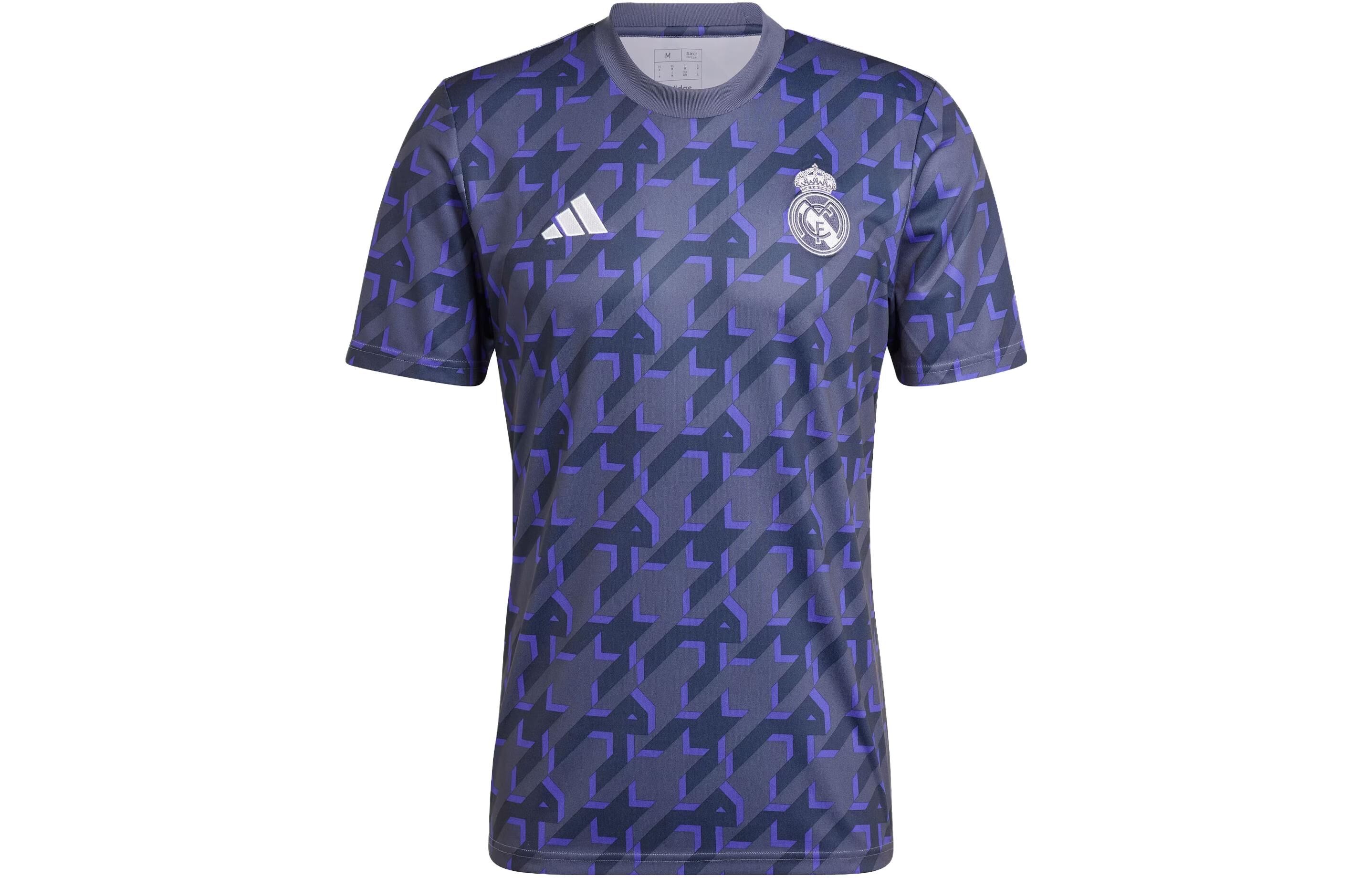 【代購】Adidas Real Madrid Real Madrid Pre Match Jersey Soccer Jersey Men's Dark Navy Blue IQ0544