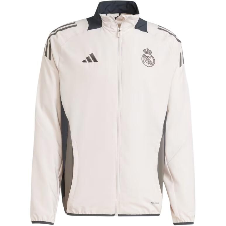 【代購】Adidas Real MadridTiro 24 Competition Presentation Track Top Jackets & Coats Men's Light Purple/Gray/Charcoal Gray IT5117