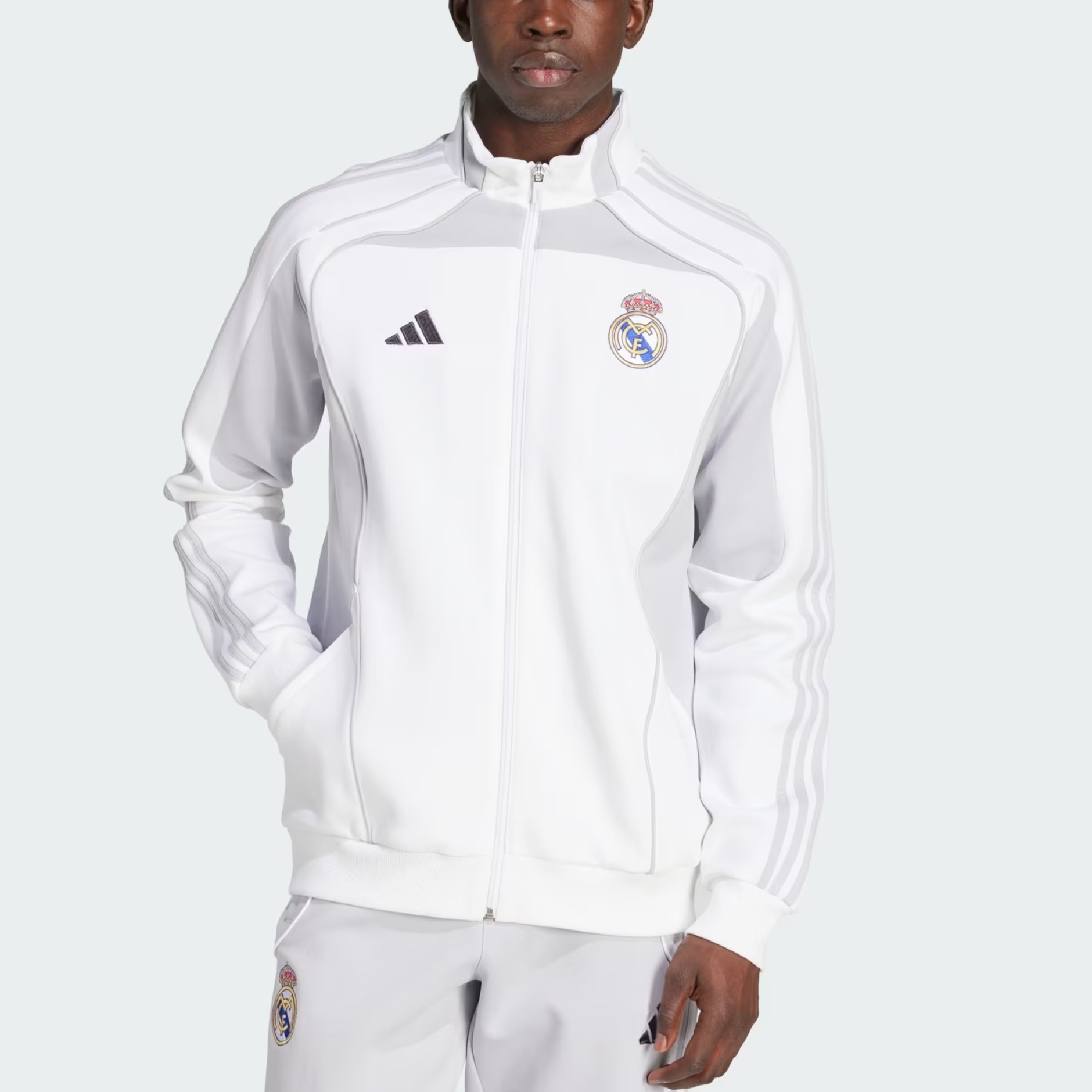 【代購】Adidas Real Madrid Urban Purist Doubleknit Zip up Sweatshirt JN3069