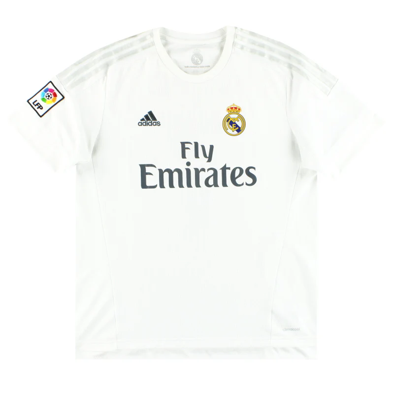 【代購】Adidas Real Madrid Home Shirt Ronaldo Soccer Jersey Men's White S12652