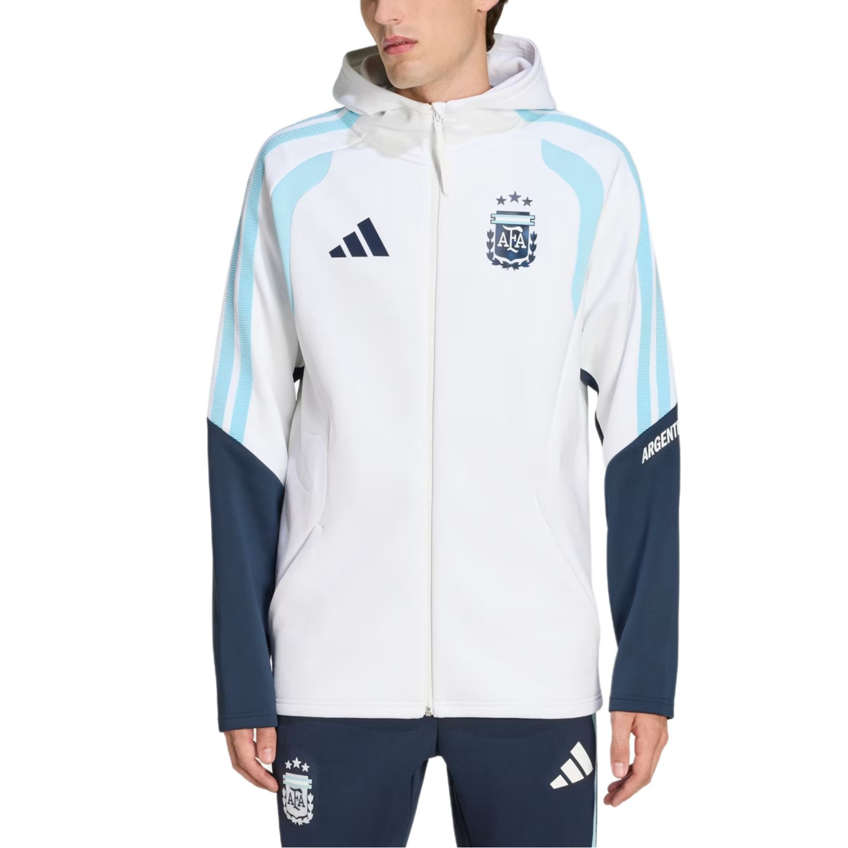 【代購】Adidas Argentina 26 Buzo Con Capucha Tiro Pro Selección Jacket Men's JZ5941
