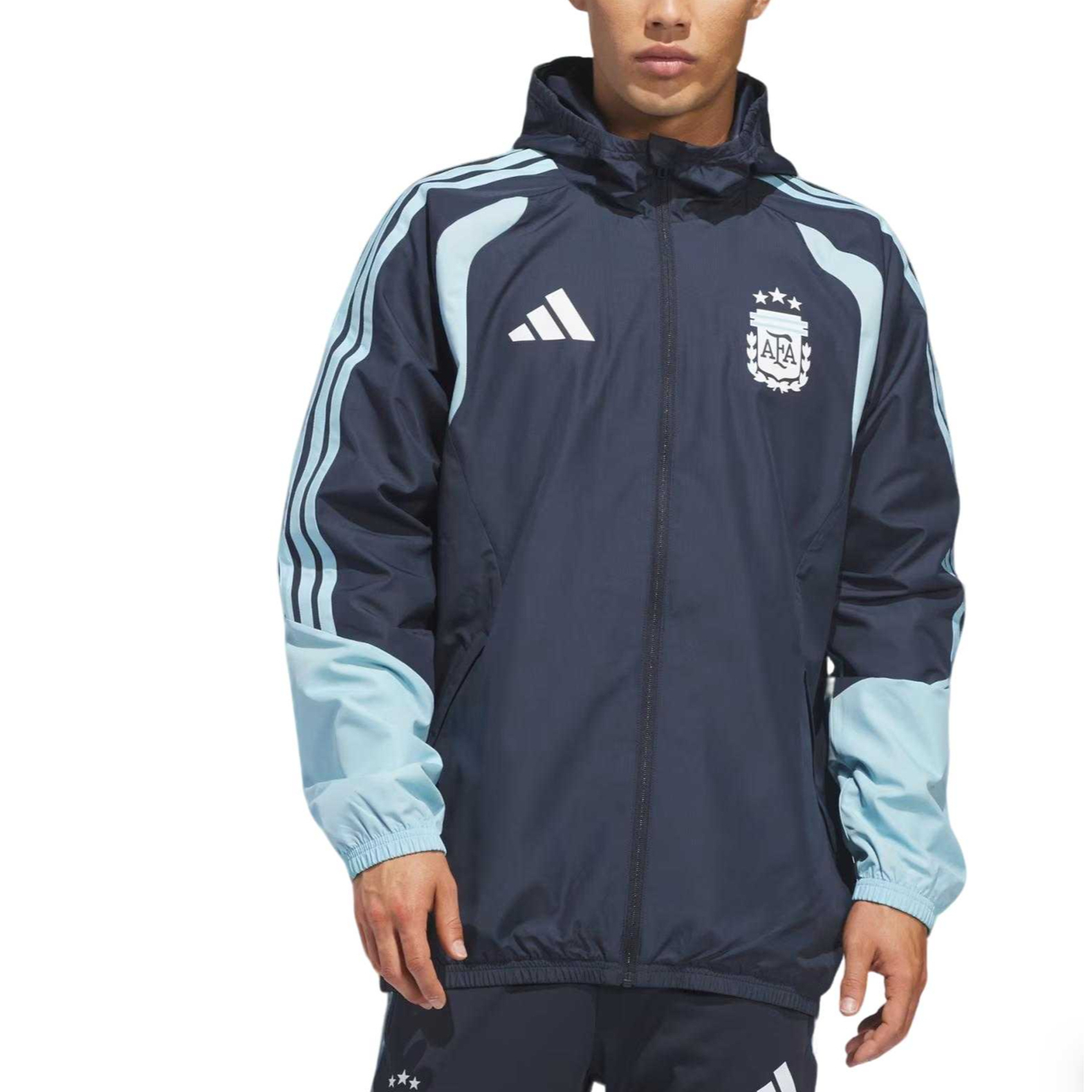 【代購】Adidas Argentina National Team 26 Tiro All Weather Jacket Soccer Jersey Men's JY7049