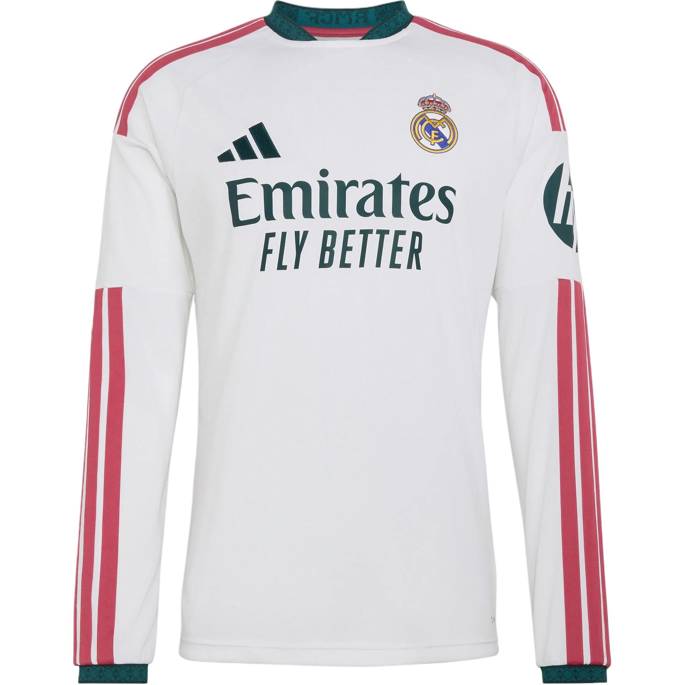 【代購】Adidas Real Madrid Soccer Jerseys Men's White/Pink/Green Moderate Straight Fit KC3952