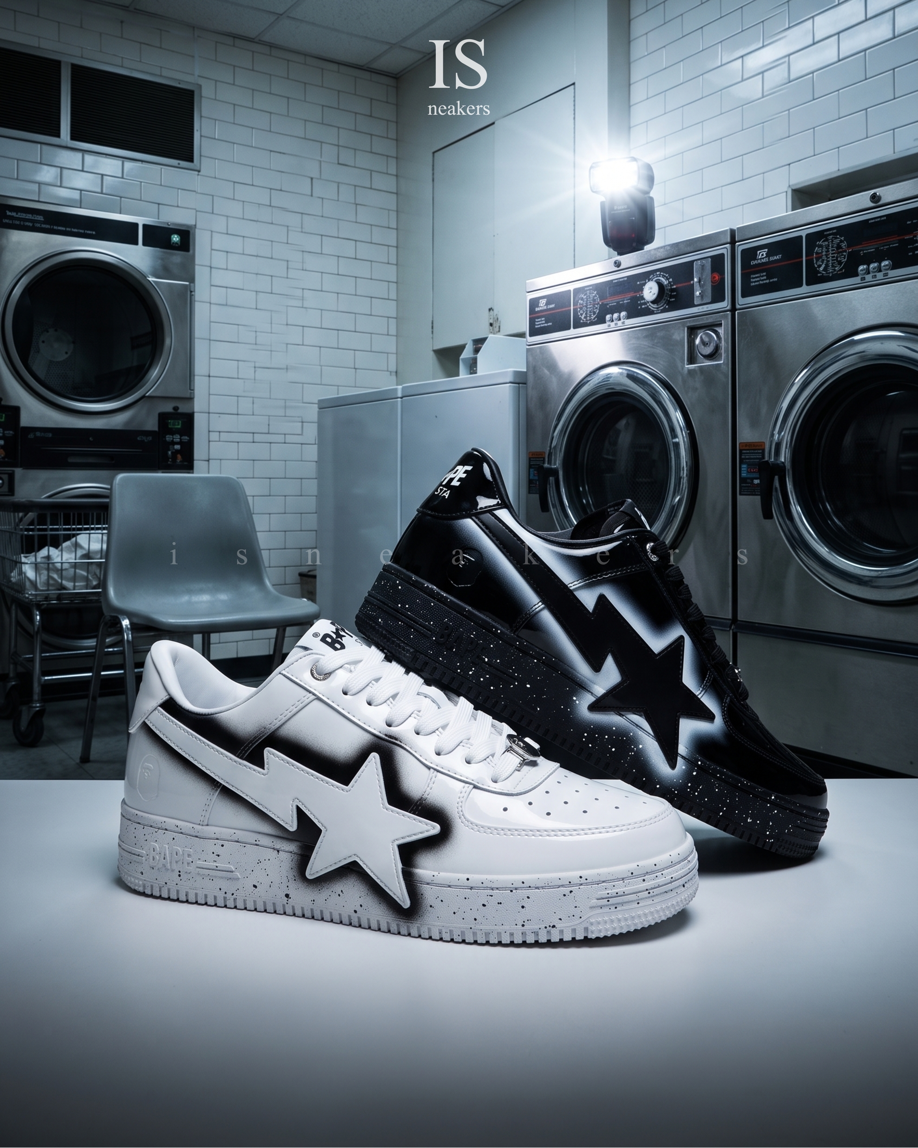 iSNEAKERS｜Bape STA OS #2 2026新款 猿人 星空幻影塗鴉 黑白 兩色