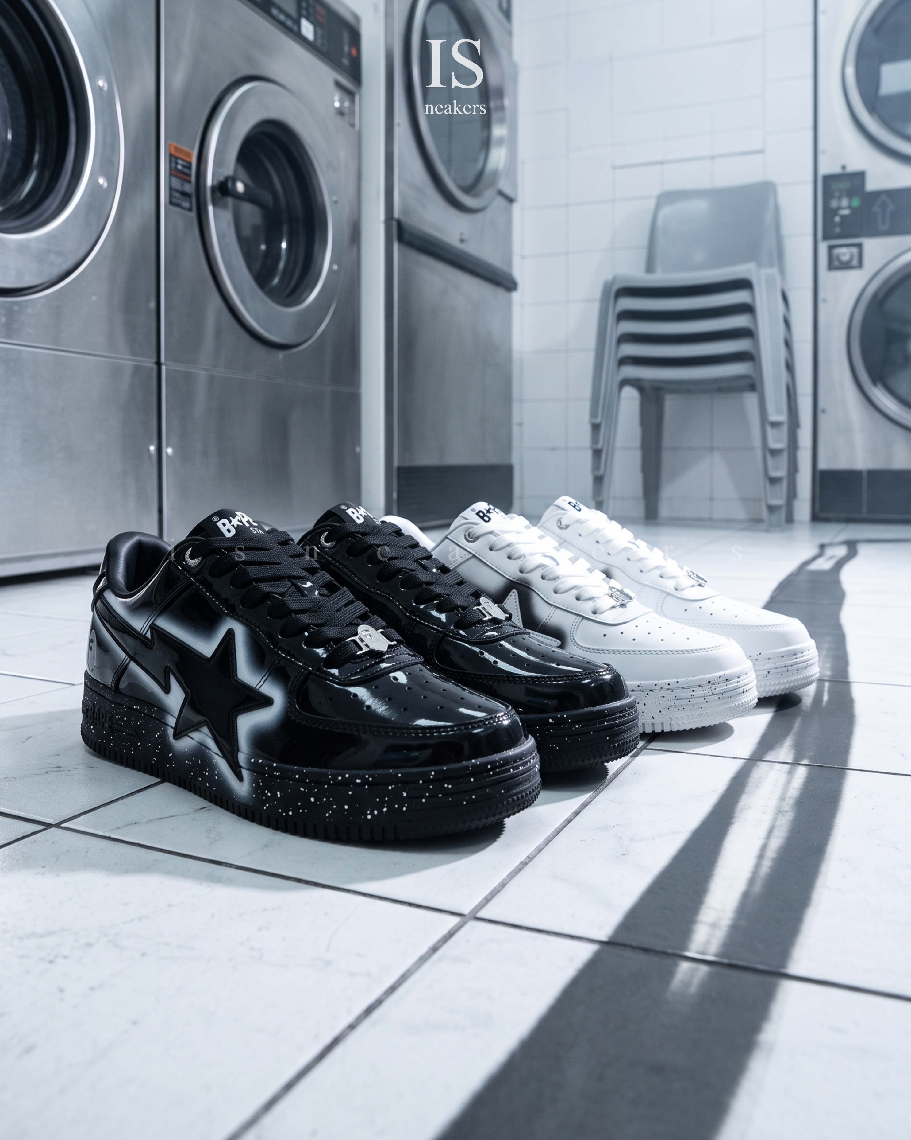 iSNEAKERS｜Bape STA OS #2 2026新款 猿人 星空幻影塗鴉 黑白 兩色