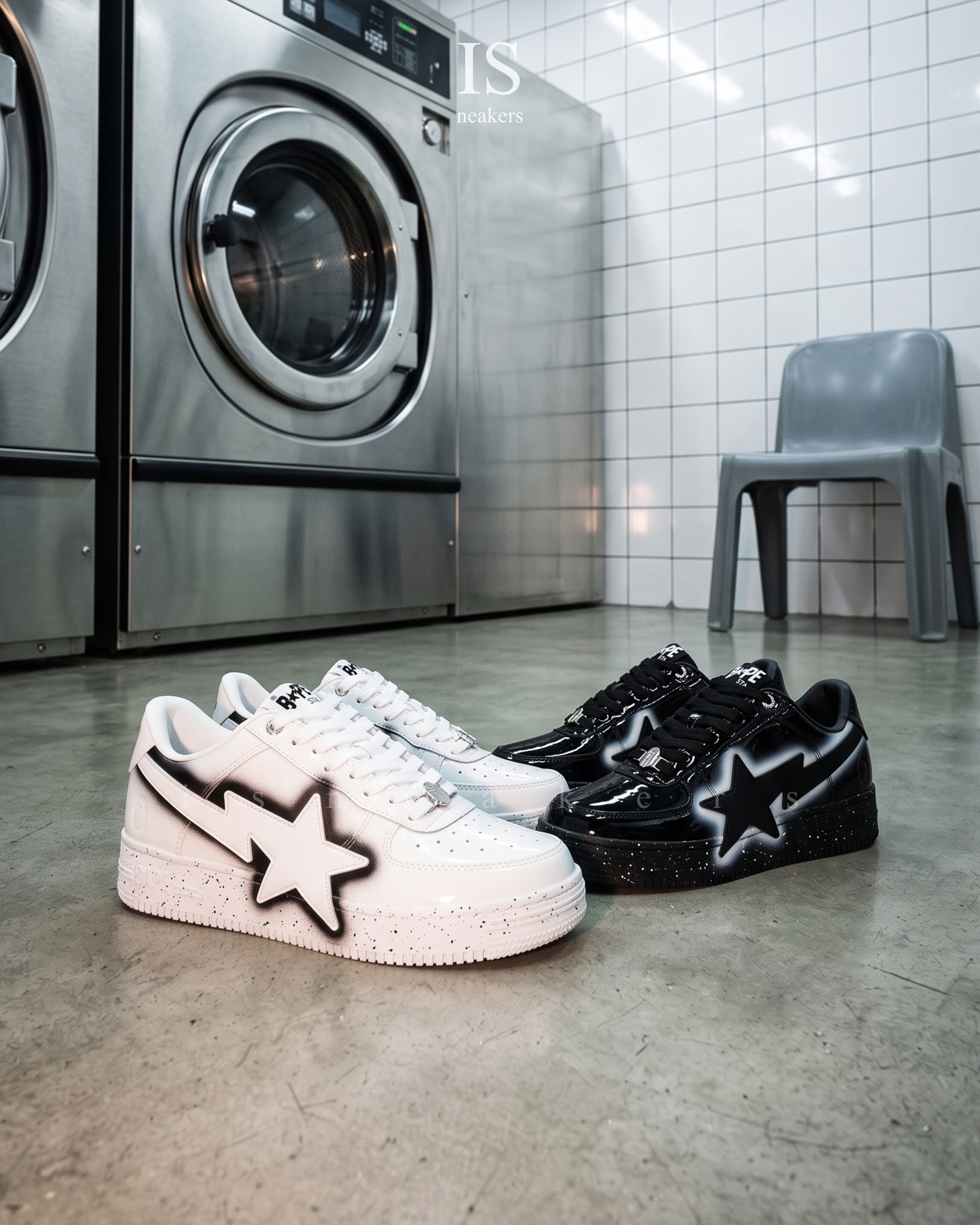 iSNEAKERS｜Bape STA OS #2 2026新款 猿人 星空幻影塗鴉 黑白 兩色