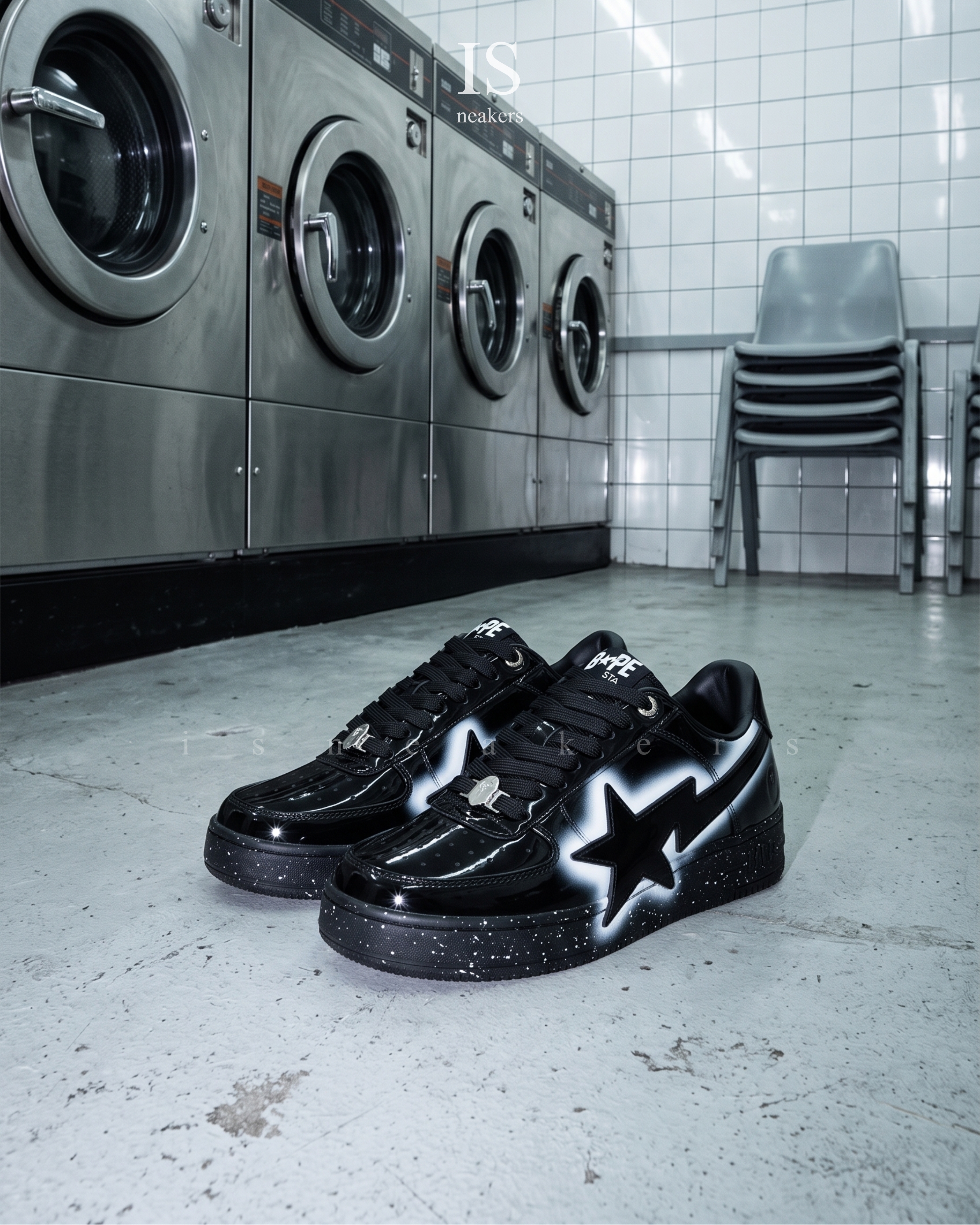iSNEAKERS｜Bape STA OS #2 2026新款 猿人 星空幻影塗鴉 黑白 兩色
