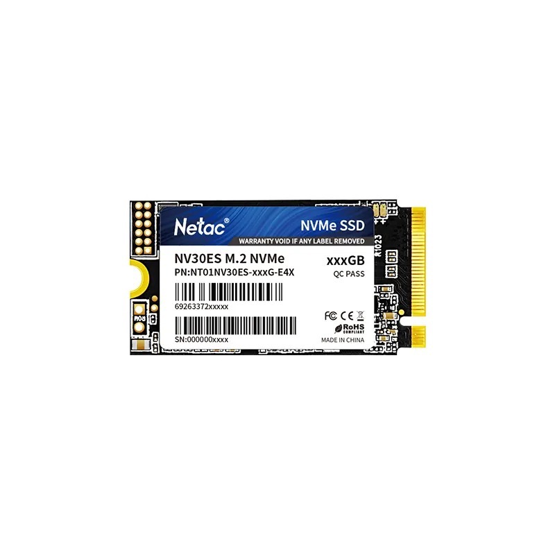 Netac NV30ES PCIe 3x4 M.2 2242 NVMe SSD - 256GB / 512GB / 1TB / 2TB