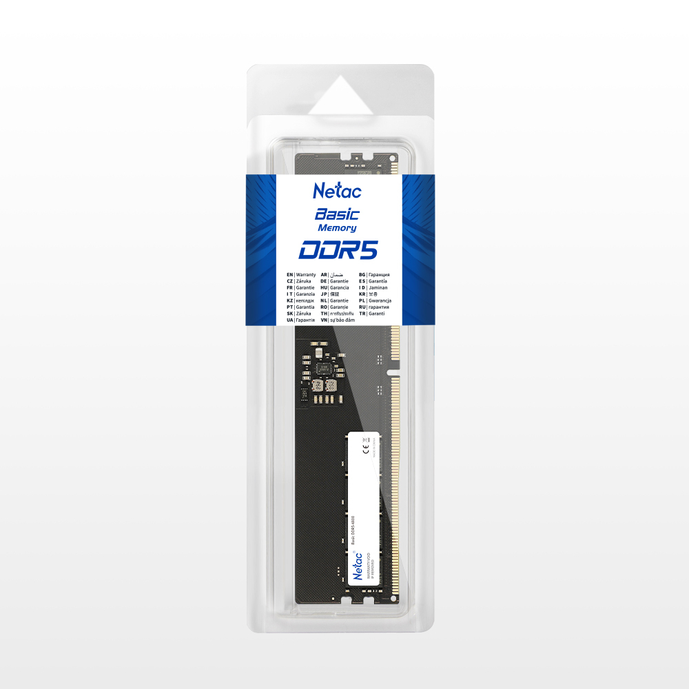 Netac Basic DDR5-5600 C46 288-Pin UDIMM Memory - 16GB