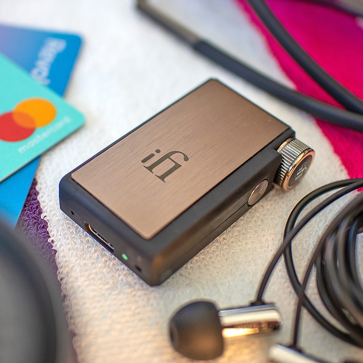 iFi - GO Blu portable bluetooth receiver | CS43131 DAC | 4.4,3.5 phone out | aptX Adaptive,LDAC,LHDC | BT5.1 | USB-DAC | 24bit/96kHz