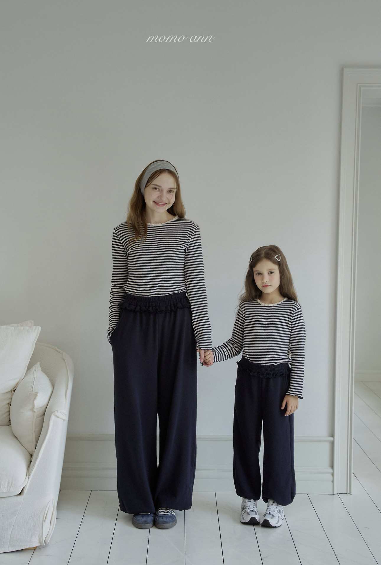 MOMO ANN Cony Stripe Tee（With Mom）