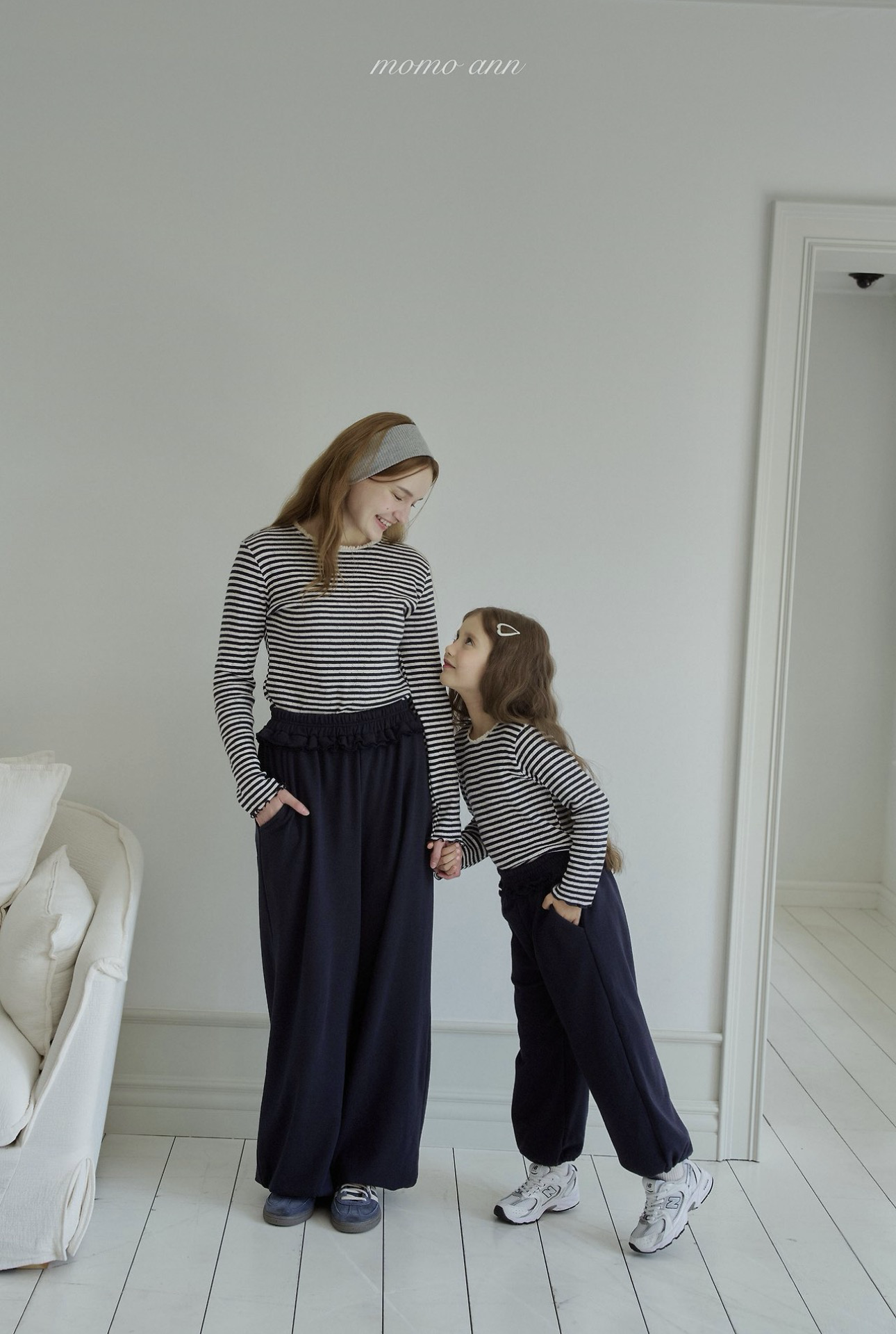 MOMO ANN Cony Stripe Tee（With Mom）