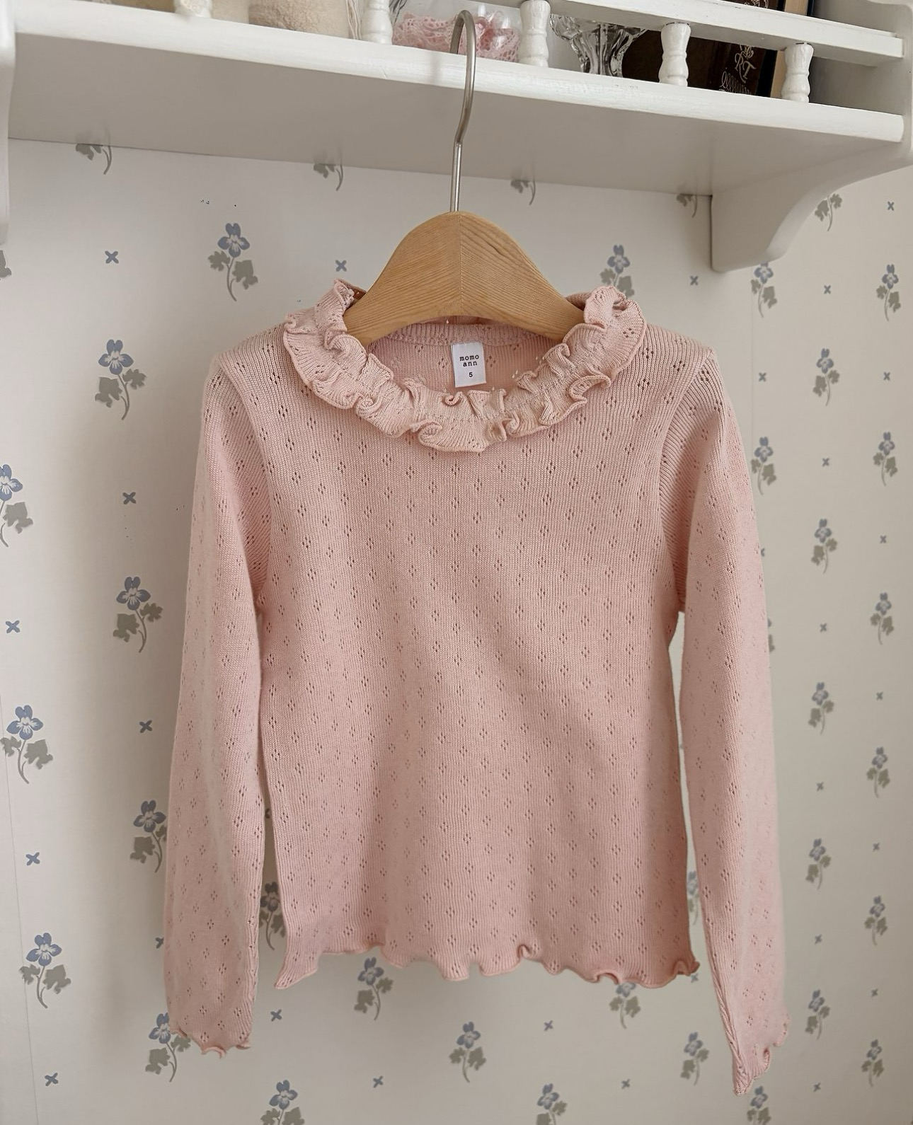 MOMO ANN Eyelet Tee