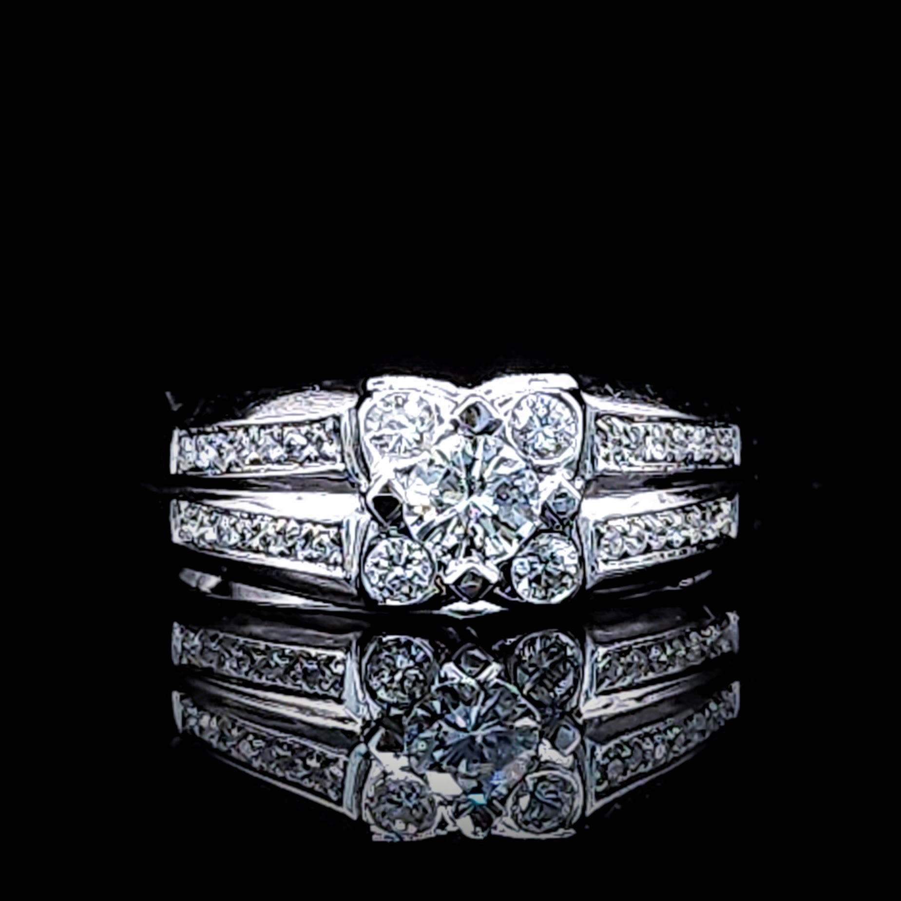 18K White Gold 0.63ct Diamond Ring