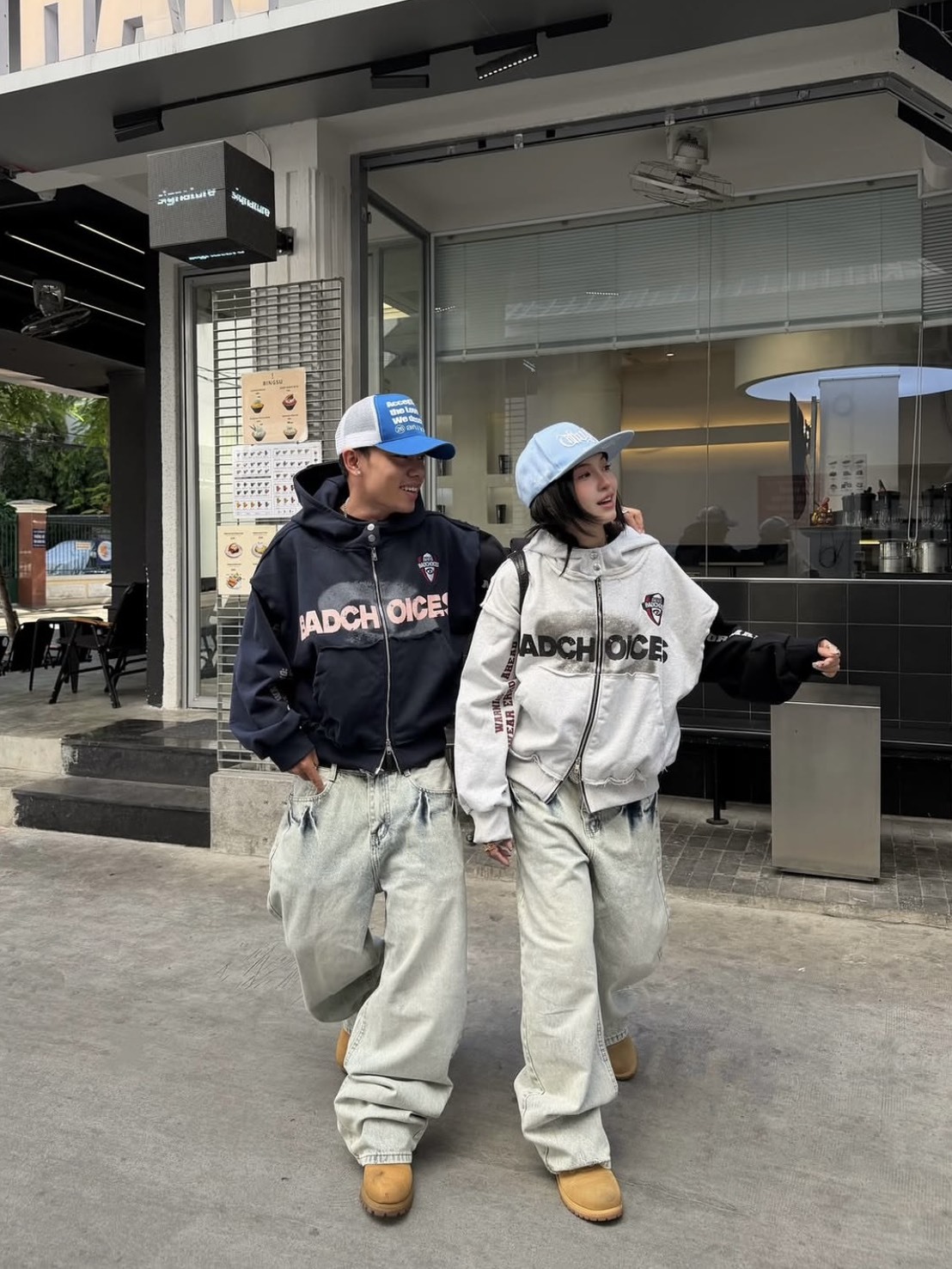 （現貨）越南品牌 Badchoices ERROR 拼接袖設計 連帽 外套 Badchoices09