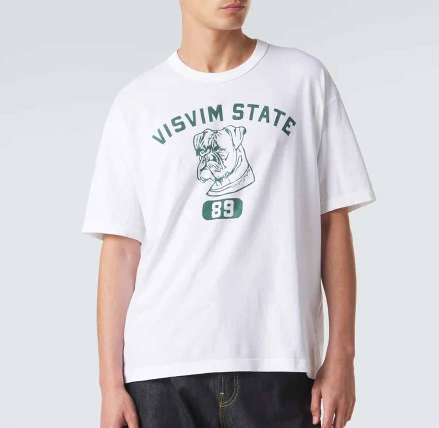 VISVIM 2026 JUMBO TEE S/S 89 DMGD - WHITE PRE ORDER ITEM (預訂中)