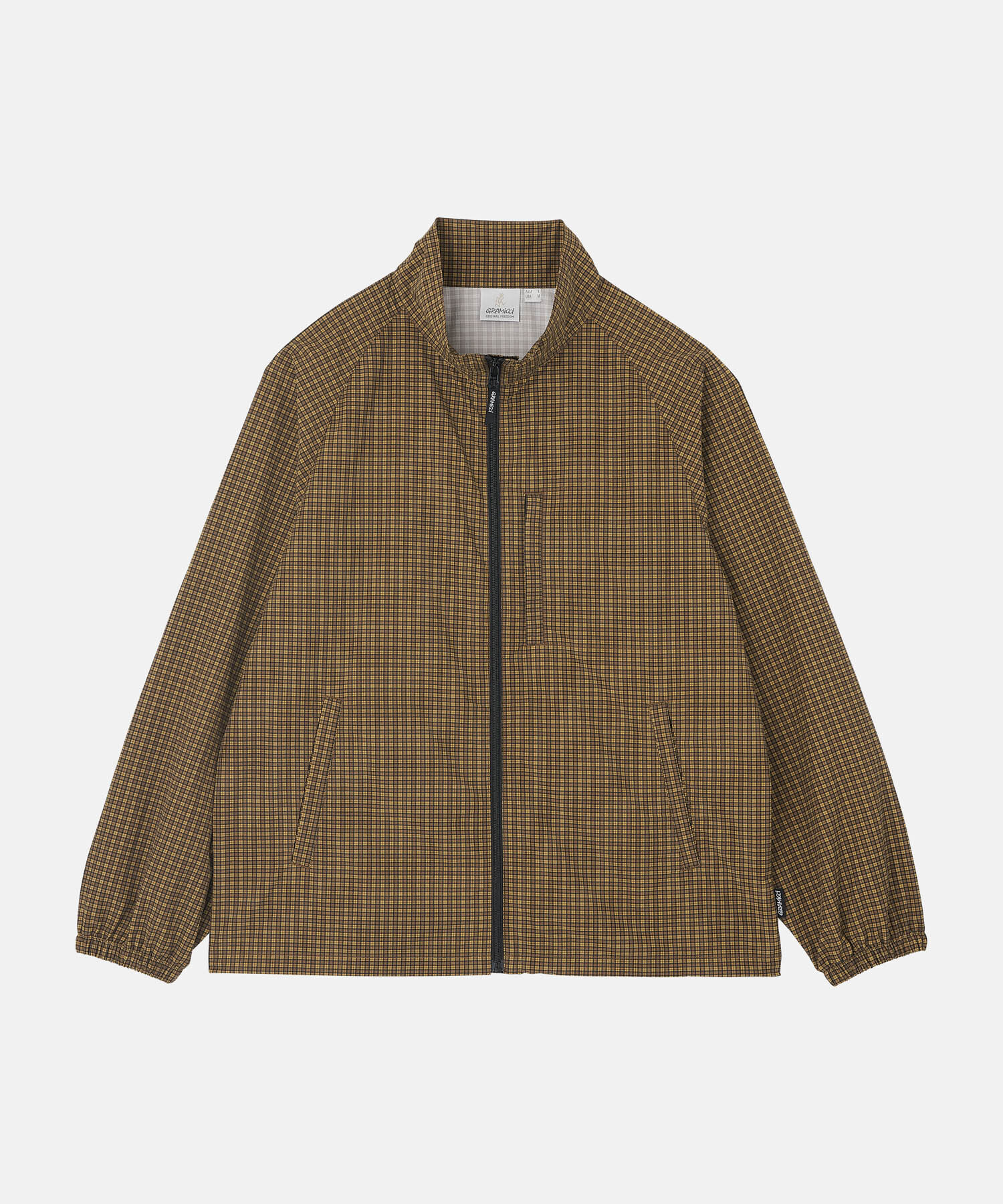 GRAMICCI｜MINI CHE NYLON JACKET"BROWNCHECK"