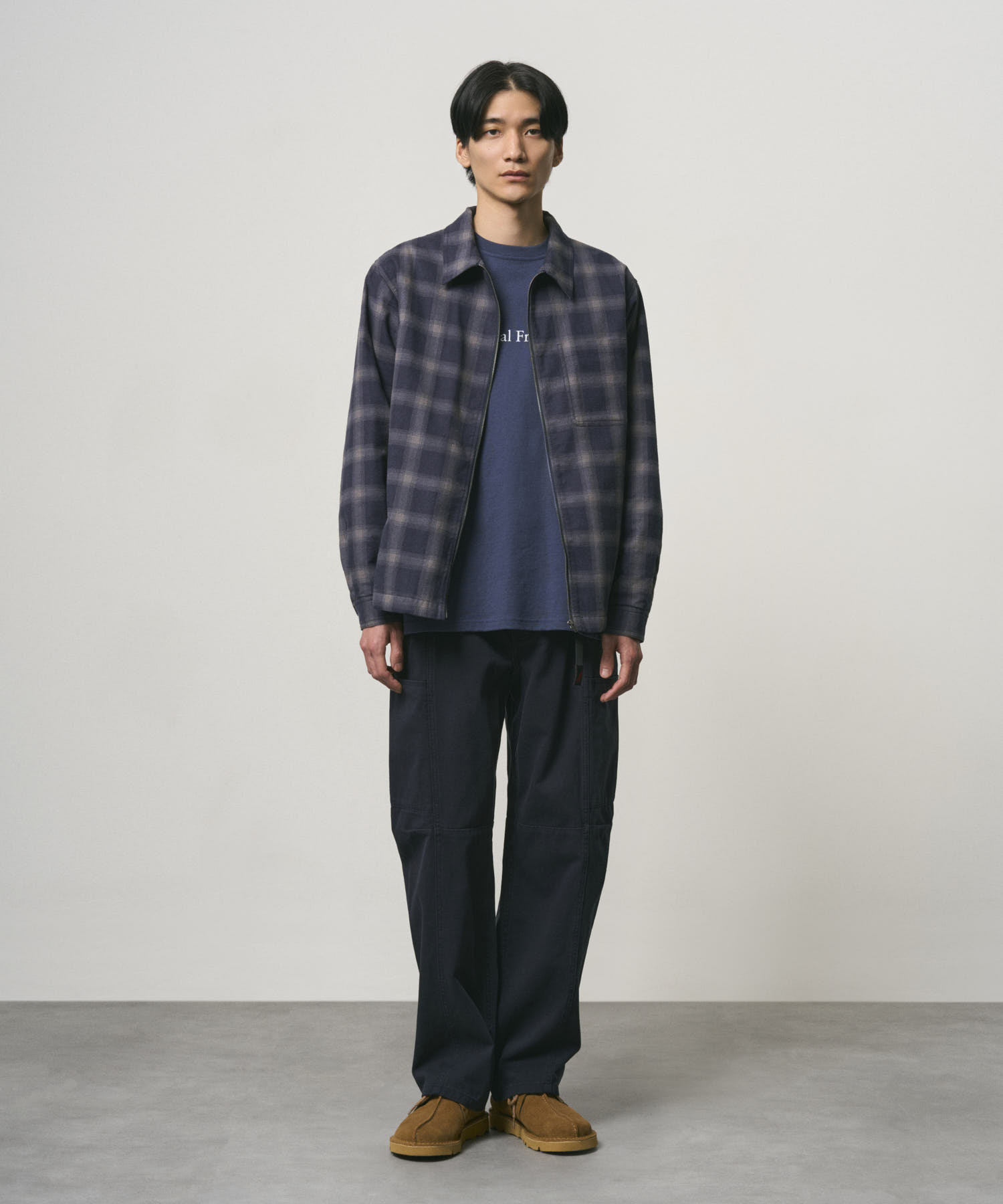 GRAMICCI｜ZIP-UP INSULATED FLANNEL SHIRT