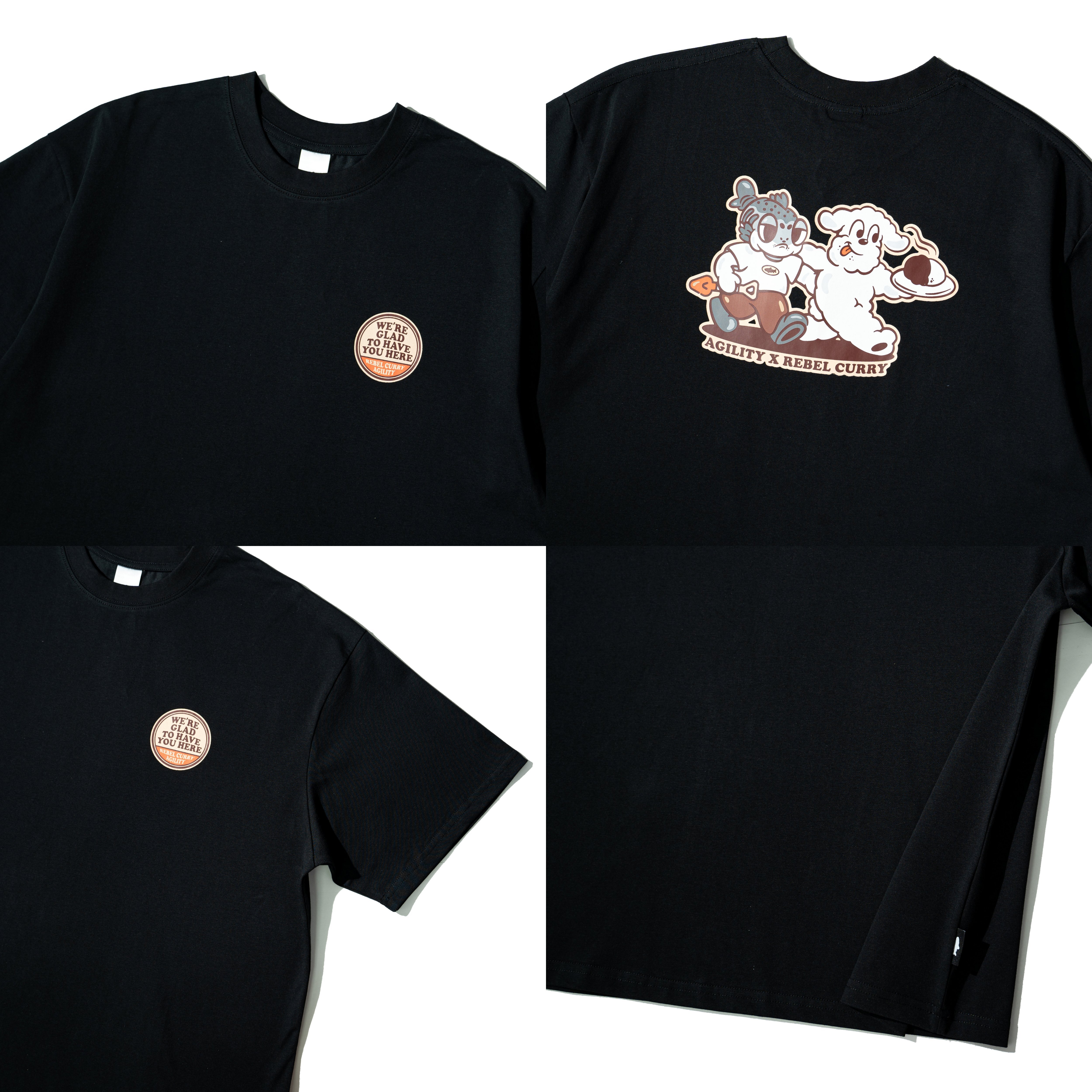 AGILITY RebeCurry Image Tee / 友好系列 圖像短Tee [RMO-FND-RC]