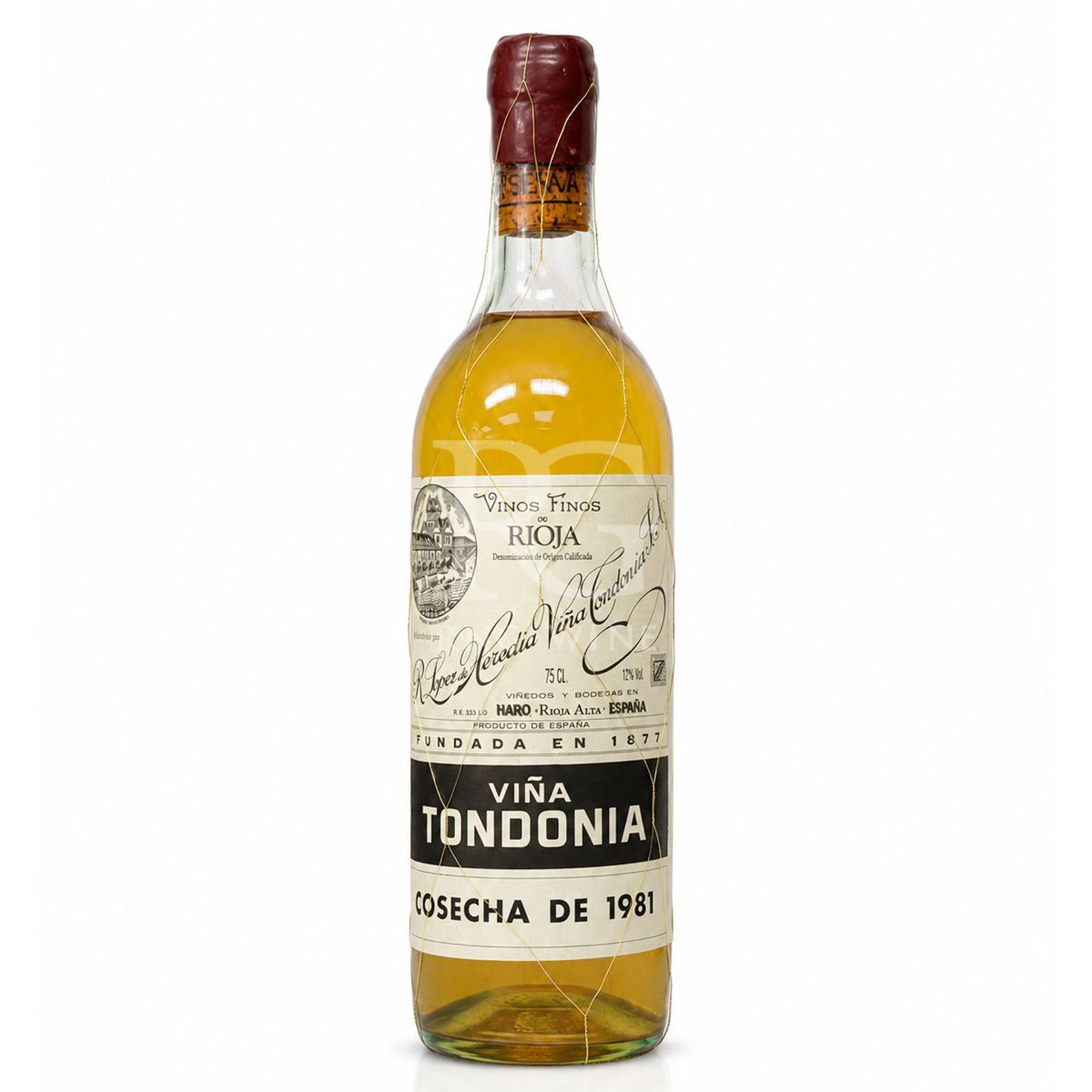 R. Lopez de Heredia Vina Tondonia Gran Reserva Blanco 1981 (RP95)