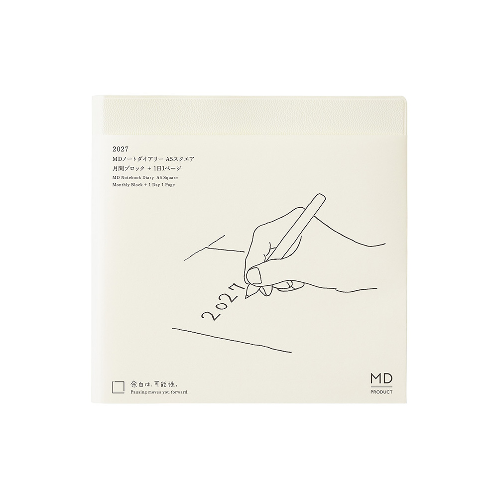 貨到通知 尚未到貨：2027年 MIDORI MD NOTEBOOK 手帳日記 一期一會