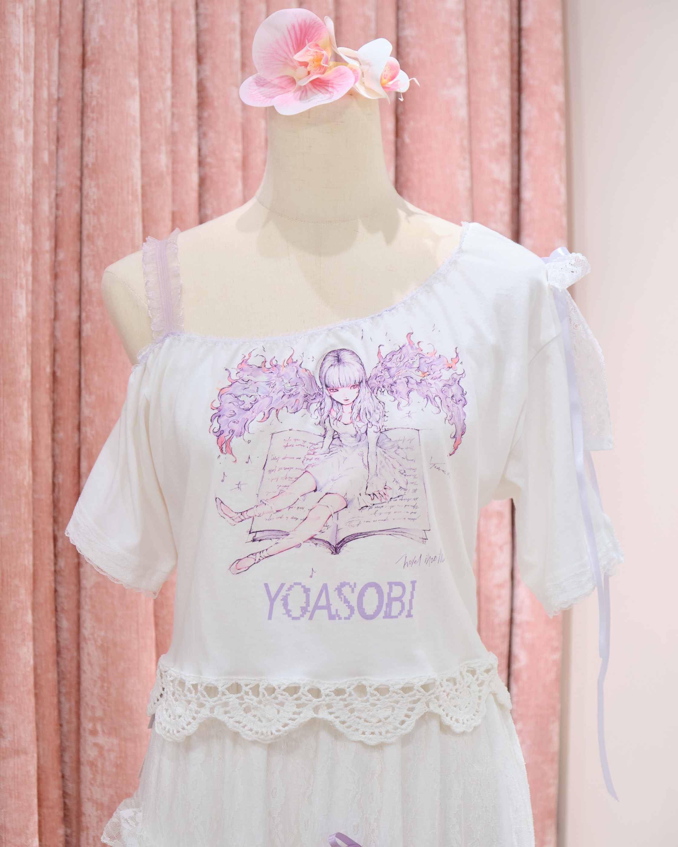 13936 YOASOBI Dreamy Off-shoulder Camisole Top (Tee Base from Uniqlo)