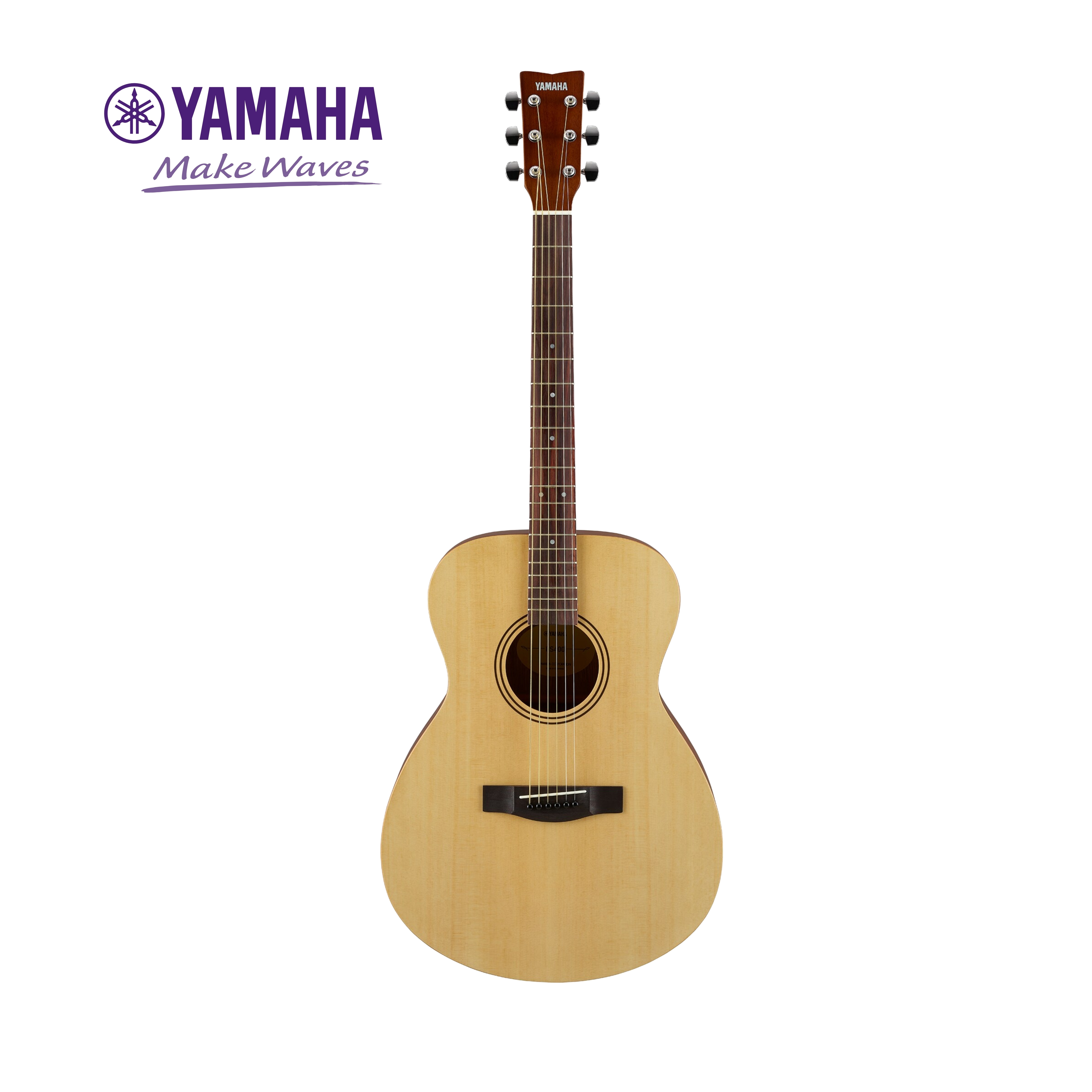 YAMAHA F系列 FS400 木吉他 煙燻黑色/原木色 雲杉木合板 無缺角 附琴袋