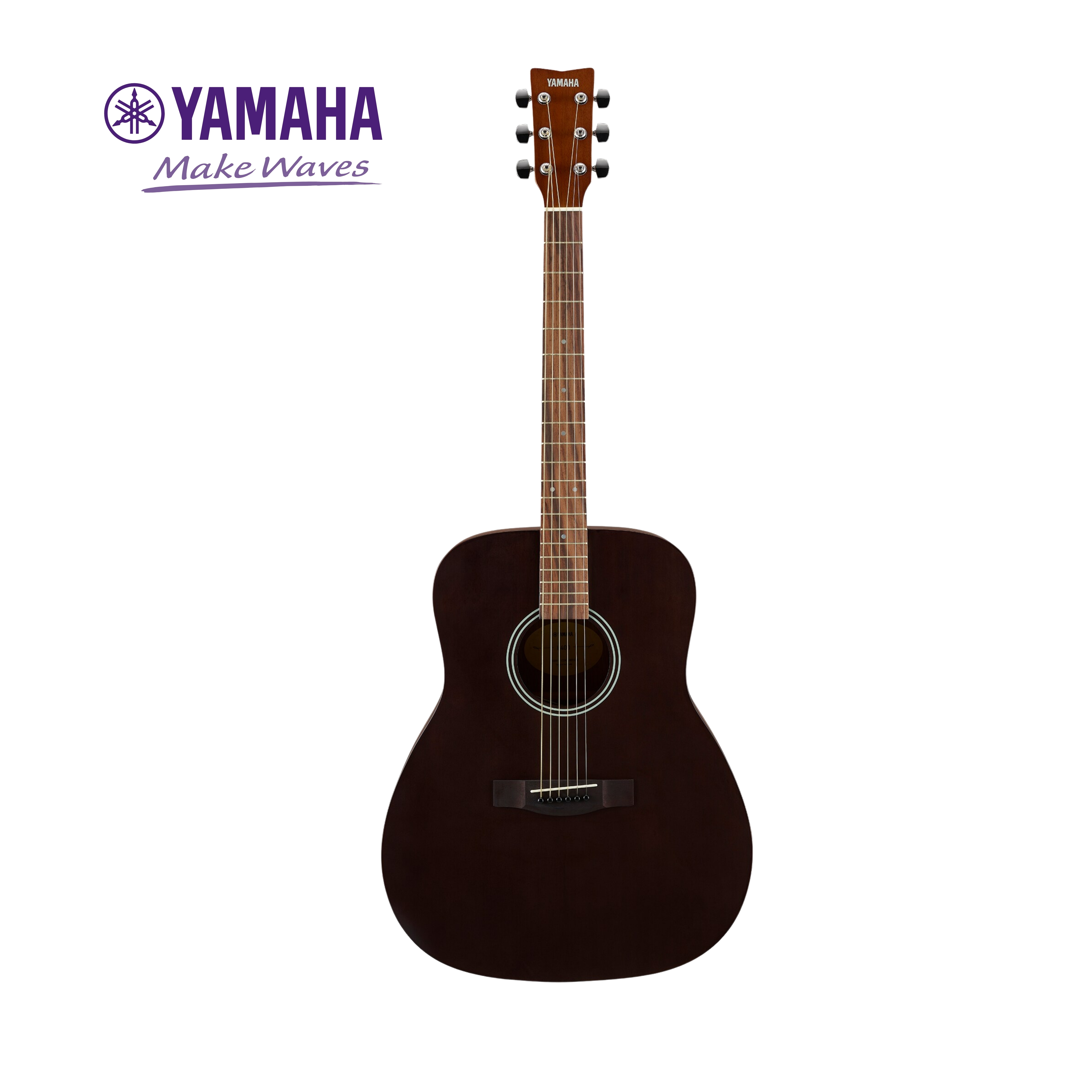 YAMAHA F系列 F400 木吉他 煙燻黑色/原木色 雲杉木合板 無缺角 附琴袋