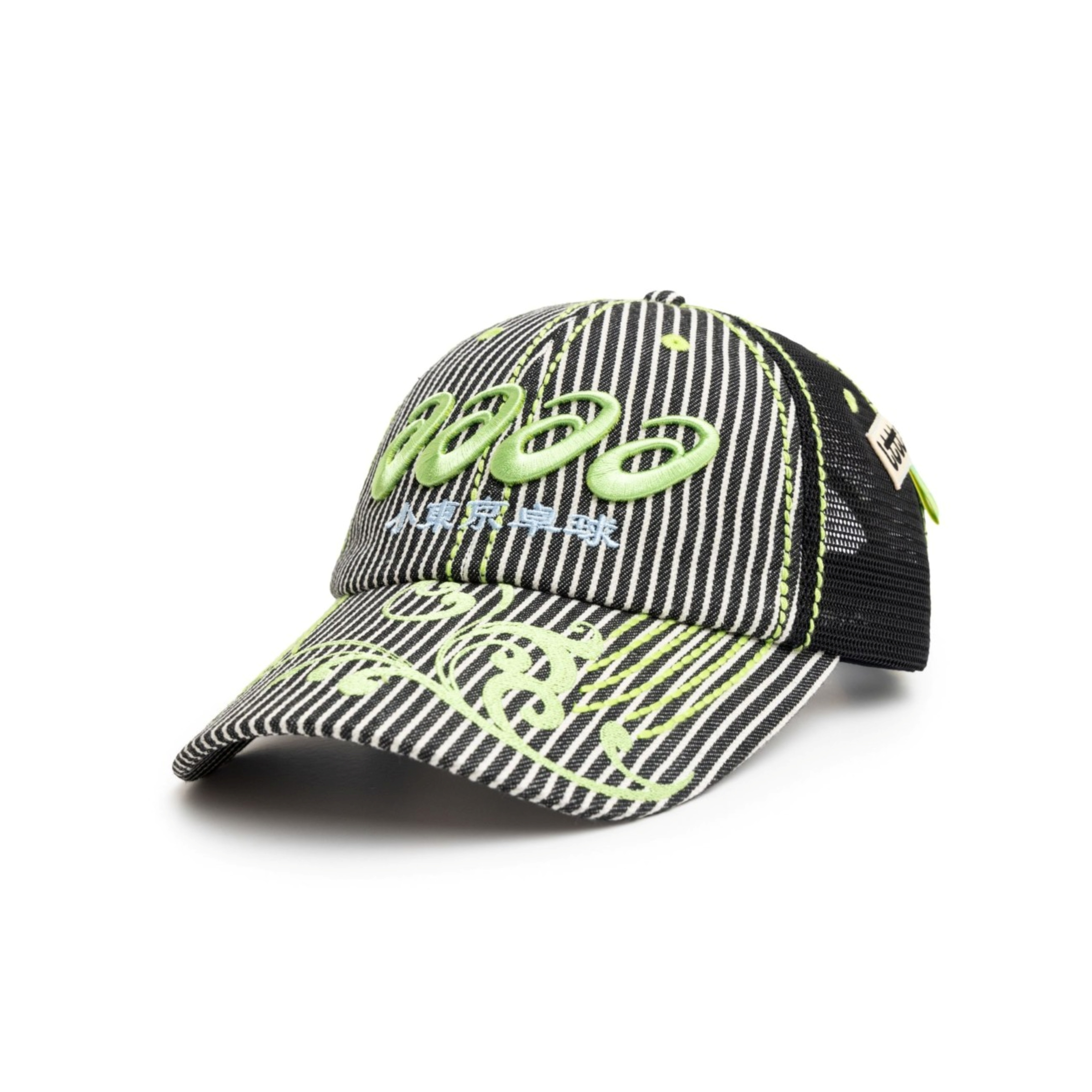 2026AW LTTT 小東京桌球 ASICS RESOLUTION TRUCKER CAP 條紋 聯名 網帽 帽子 現貨