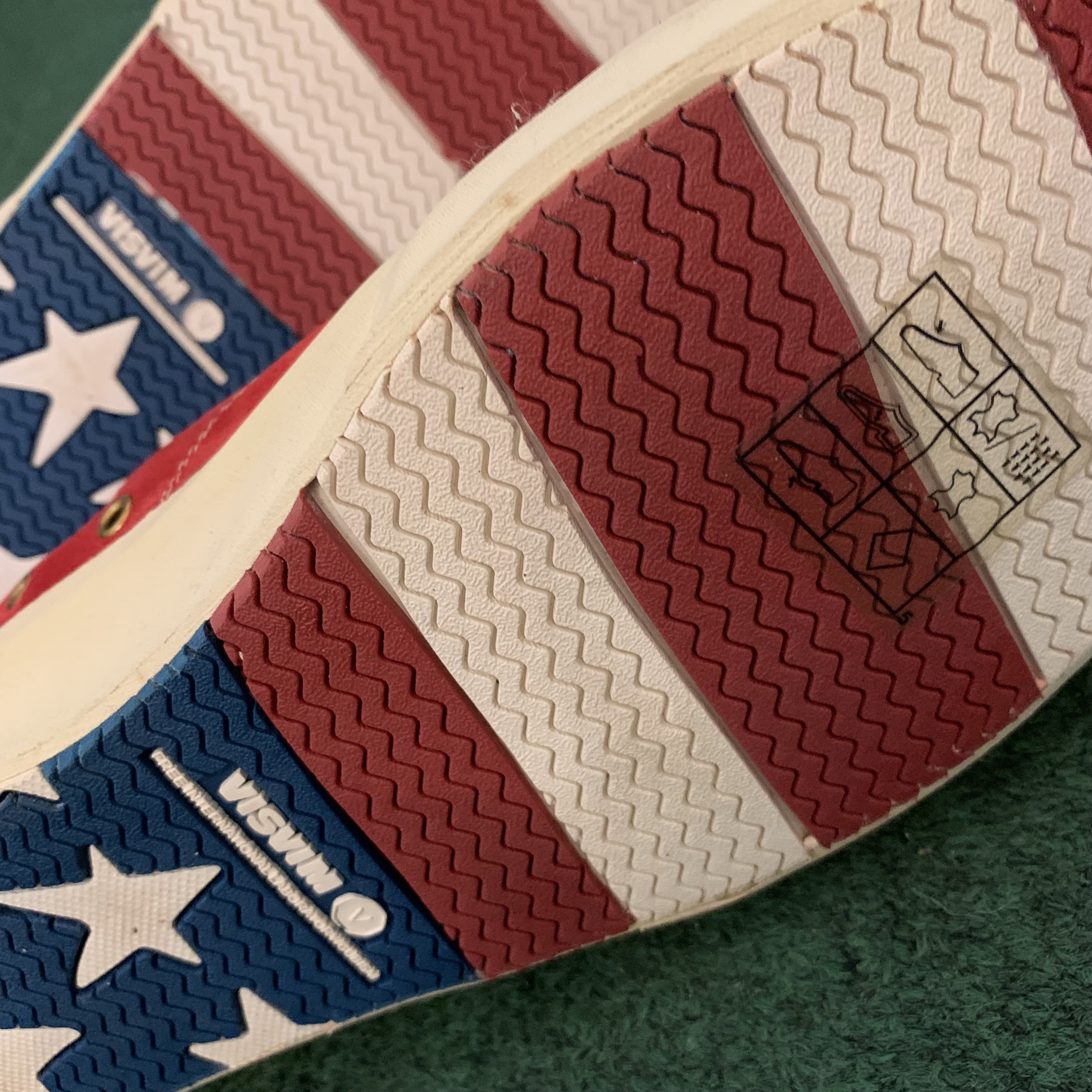 HB SHOP DISPLAY SALE: VISVIM SKAGWAY LO *NO SHOES BOX - RED SIZE 8 IN STOCK NOW (現貨發售中)