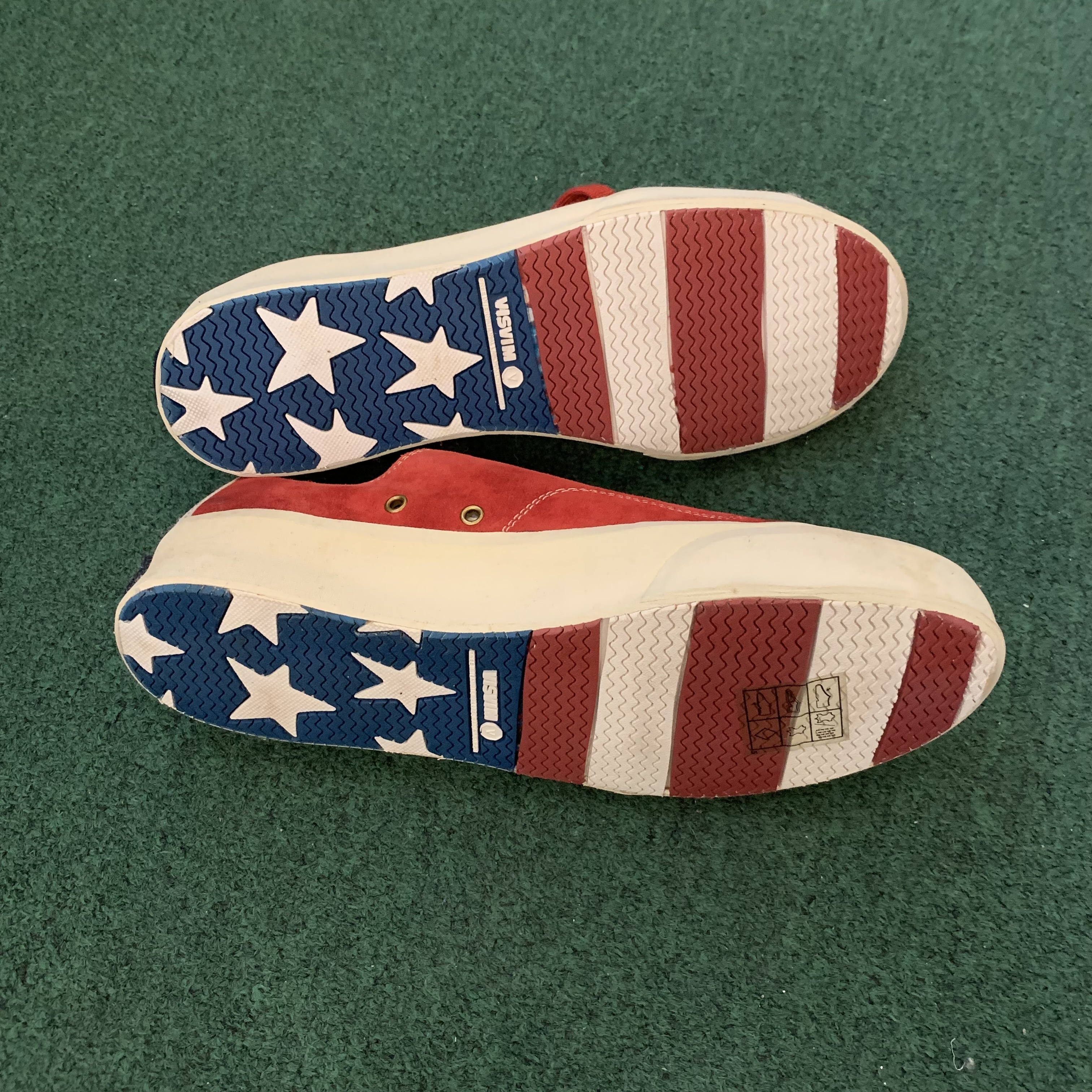 HB SHOP DISPLAY SALE: VISVIM SKAGWAY LO *NO SHOES BOX - RED SIZE 8 IN STOCK NOW (現貨發售中)
