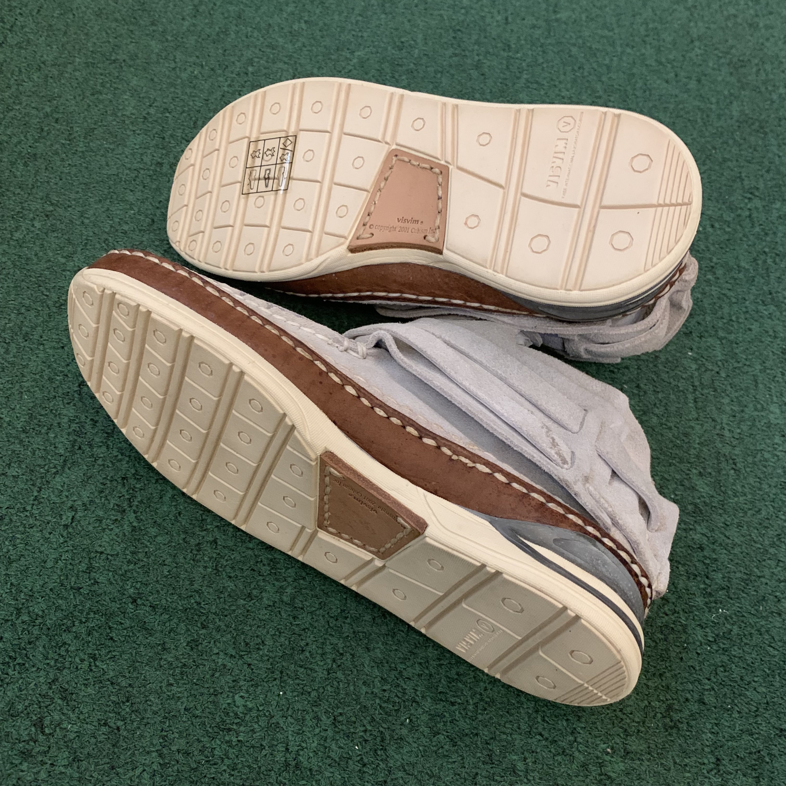 HB SHOP DISPLAY SALE: VISVIM MESA MOC-FOLK *NO SHOES BOX - SAND SIZE 8 IN STOCK NOW (現貨發售中)