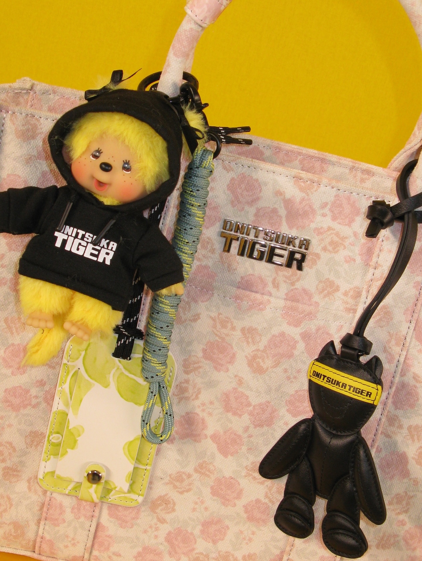 現貨┃Monchhichi 夢奇奇 蒙奇奇 Onitsuka Tiger 鬼塚虎 聯名 吊飾