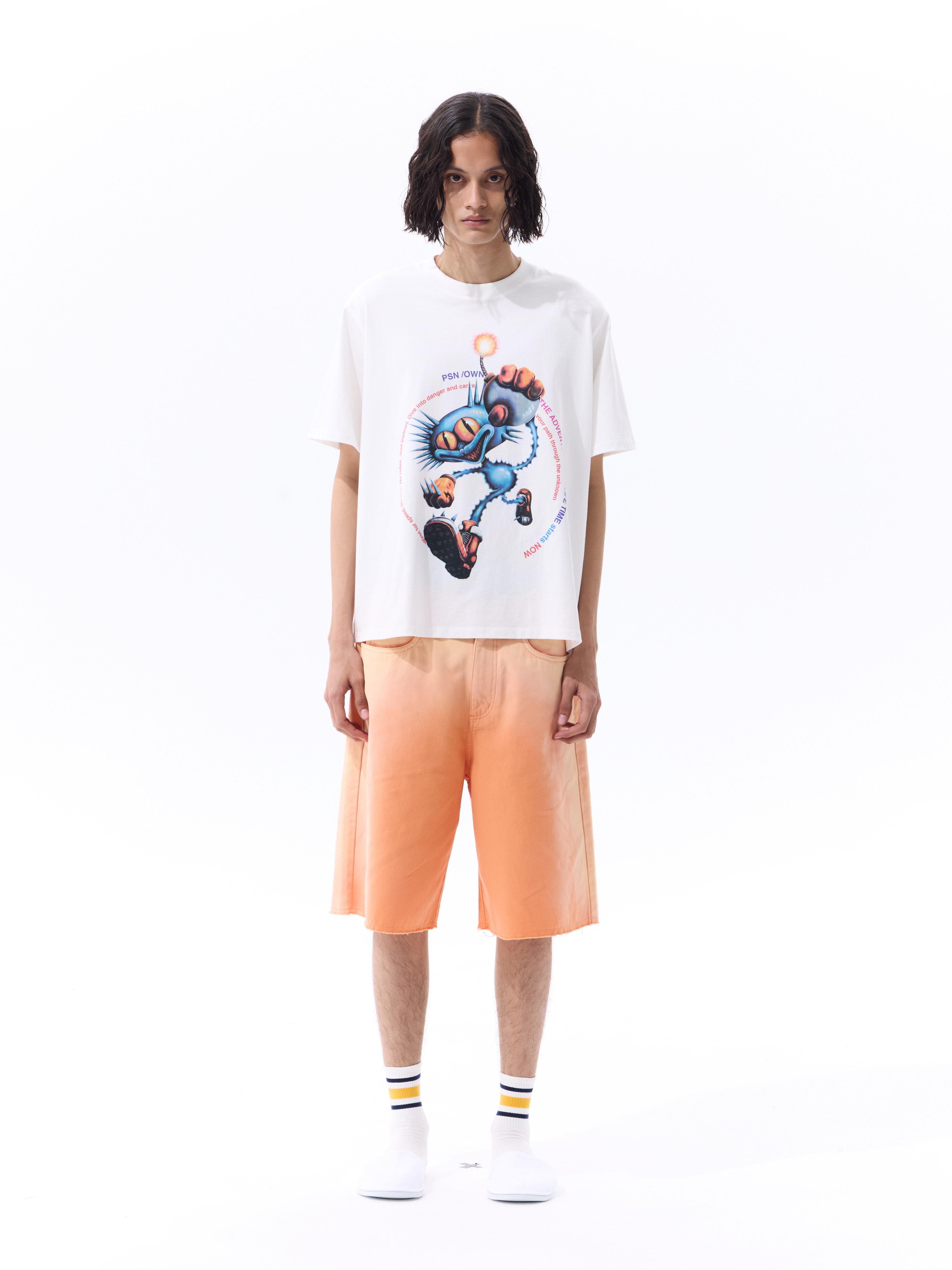 PSN/OWN 憤怒炸彈貓 寬鬆短袖 T MAD CAT TEE P/O-SS26-1005