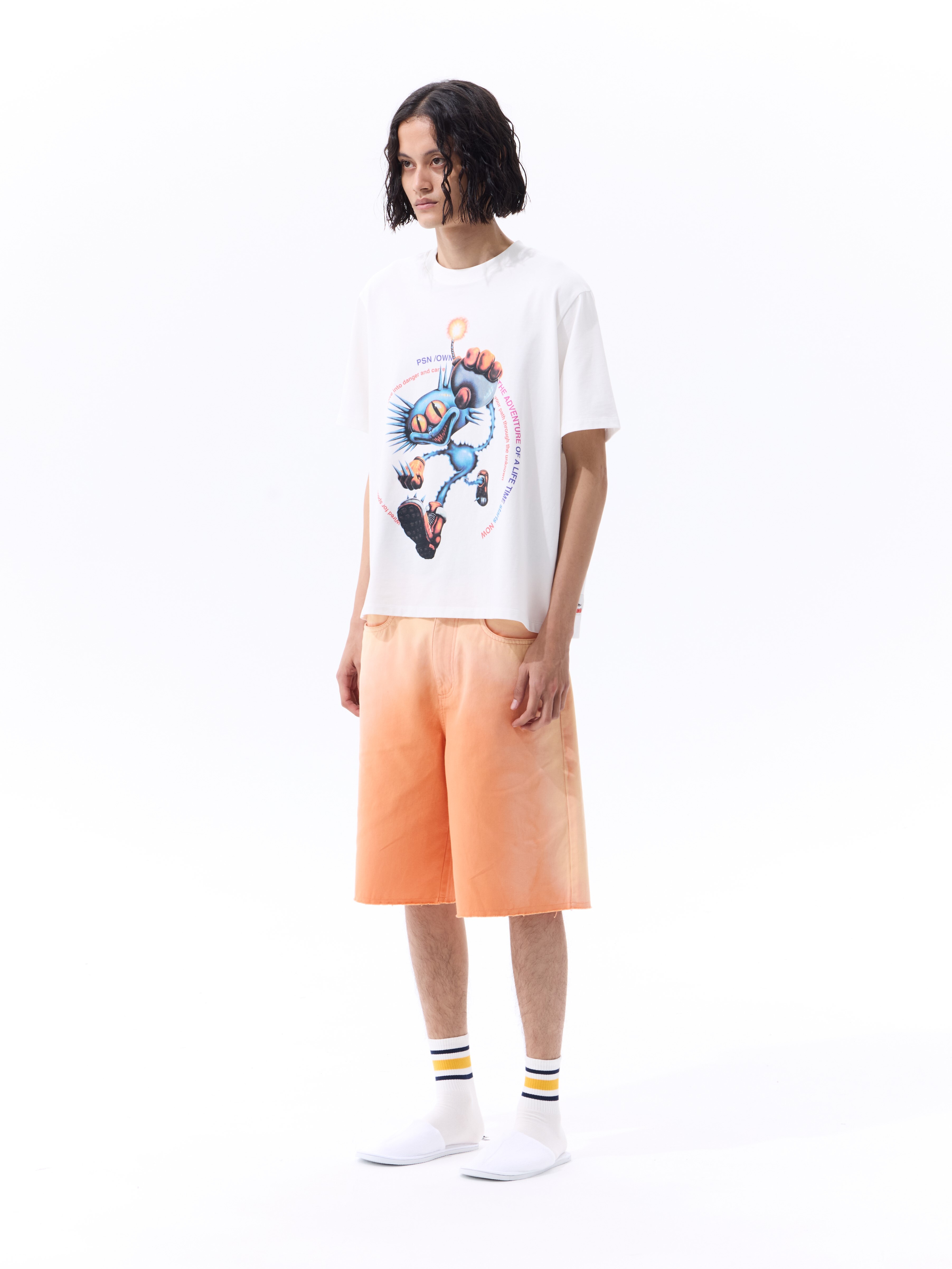PSN/OWN 憤怒炸彈貓 寬鬆短袖 T MAD CAT TEE P/O-SS26-1005