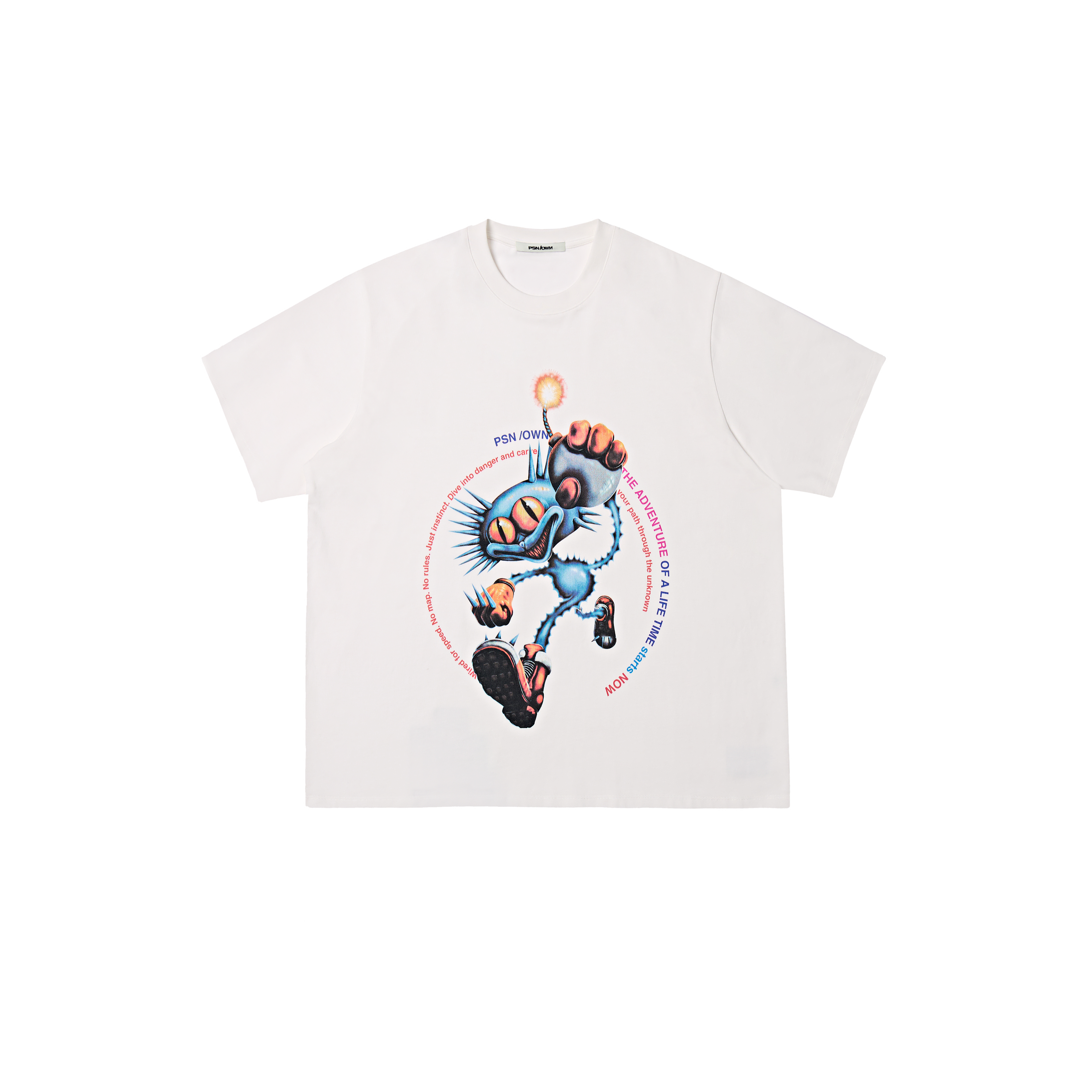 PSN/OWN 憤怒炸彈貓 寬鬆短袖 T MAD CAT TEE P/O-SS26-1005