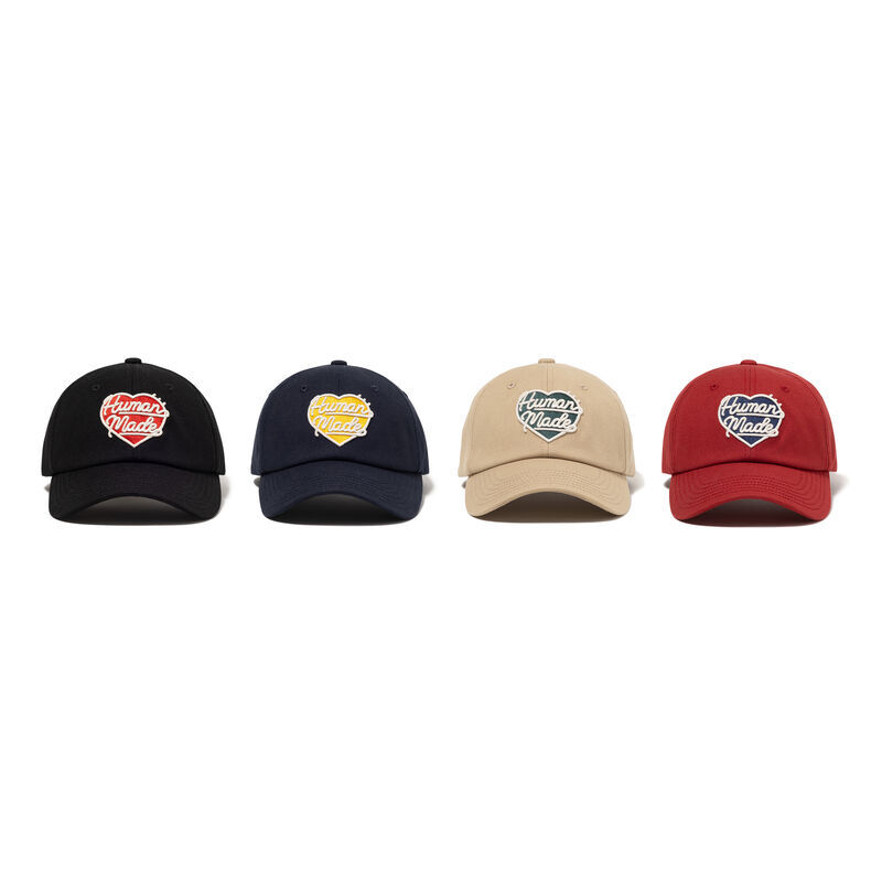 2026AW HUMAN MADE 6PANEL CANVAS CAP LV愛心 帽子 老帽 現貨 HM32GD046