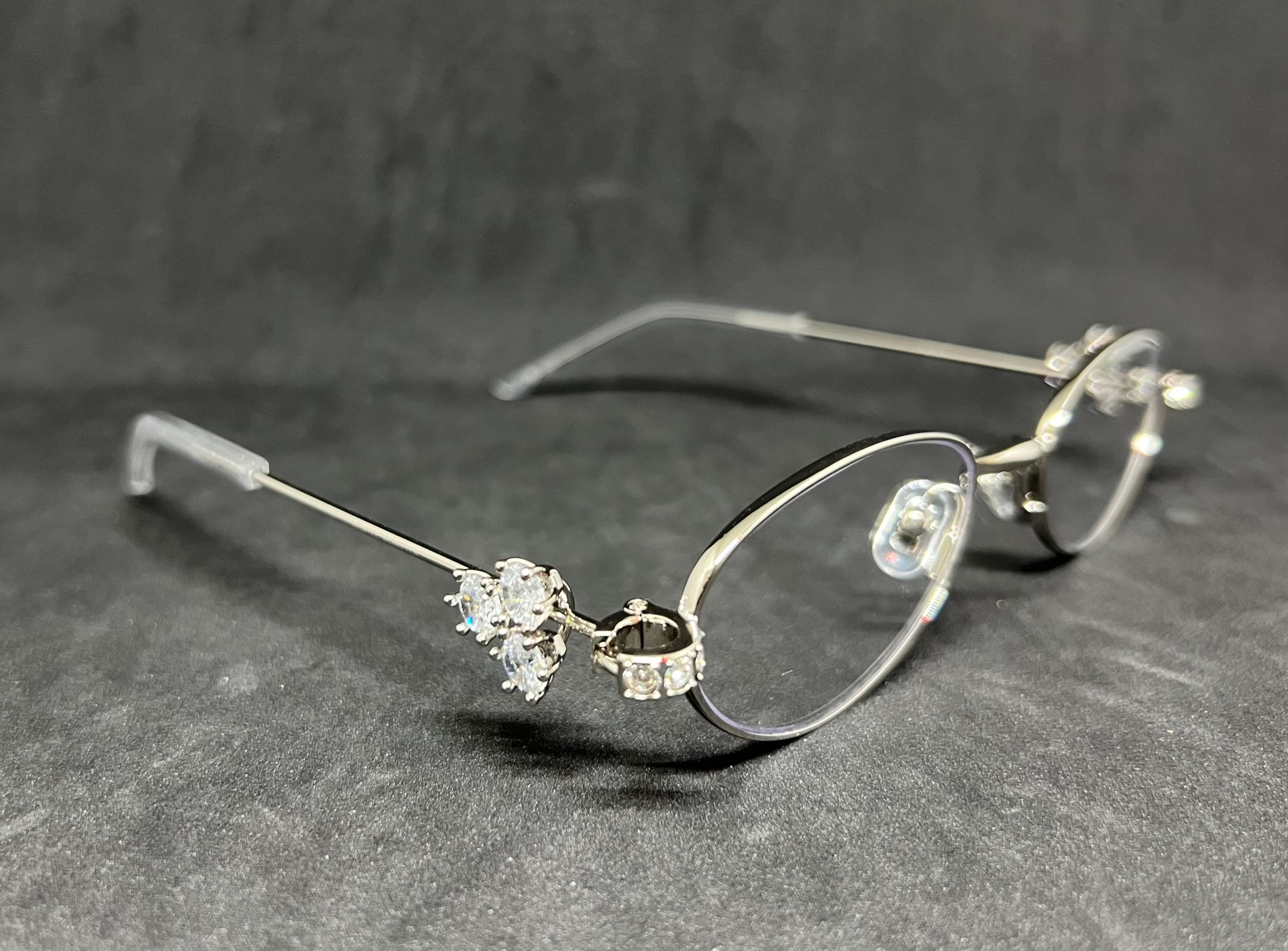 Gentle Monster Carat Silver Metal Frame | Clear Lens