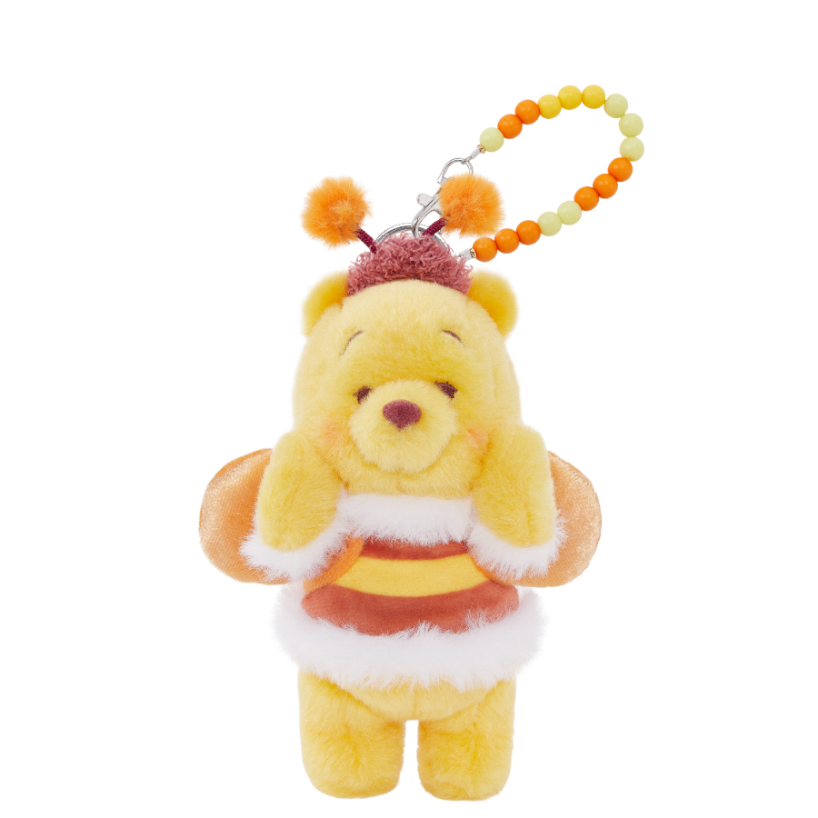 小熊維尼 Winnie the Pooh 尋尋蜜蜜系列 絨毛 鑰匙圈 吊飾 -香港迪士尼樂園