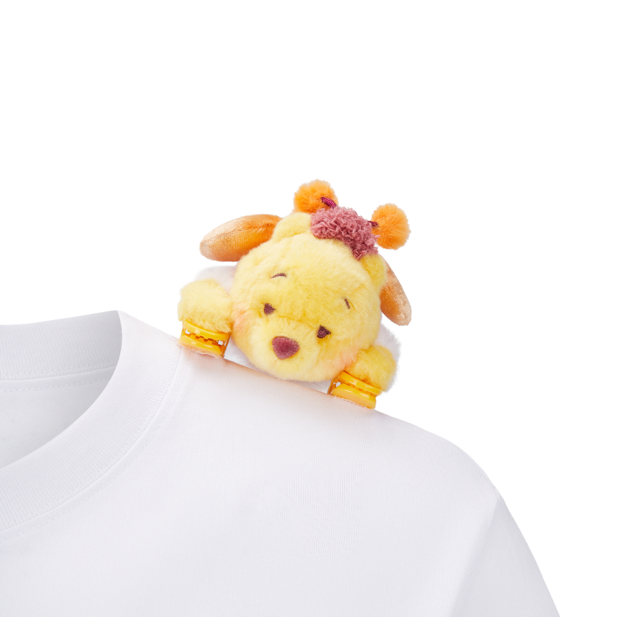 小熊維尼 Winnie the Pooh 尋尋蜜蜜系列 造型 絨毛 趴趴 夾式設計 娃娃 公仔 -香港迪士尼樂園