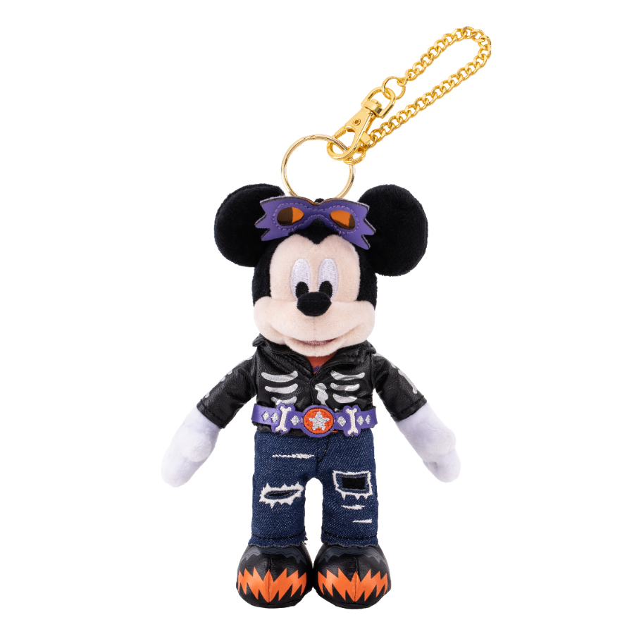 2026 萬聖節限定 米奇 Mickey 與好友們 鬼馬搖滾樂隊系列 米奇 Mickey 造型 絨毛 吊飾 鑰匙圈 -香港迪士尼樂園