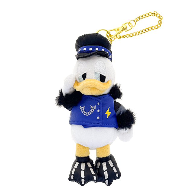 2026 萬聖節限定 米奇 Mickey 與好友們 鬼馬搖滾樂隊系列 唐老鴨 Donald 造型 絨毛 吊飾 鑰匙圈 -香港迪士尼樂園