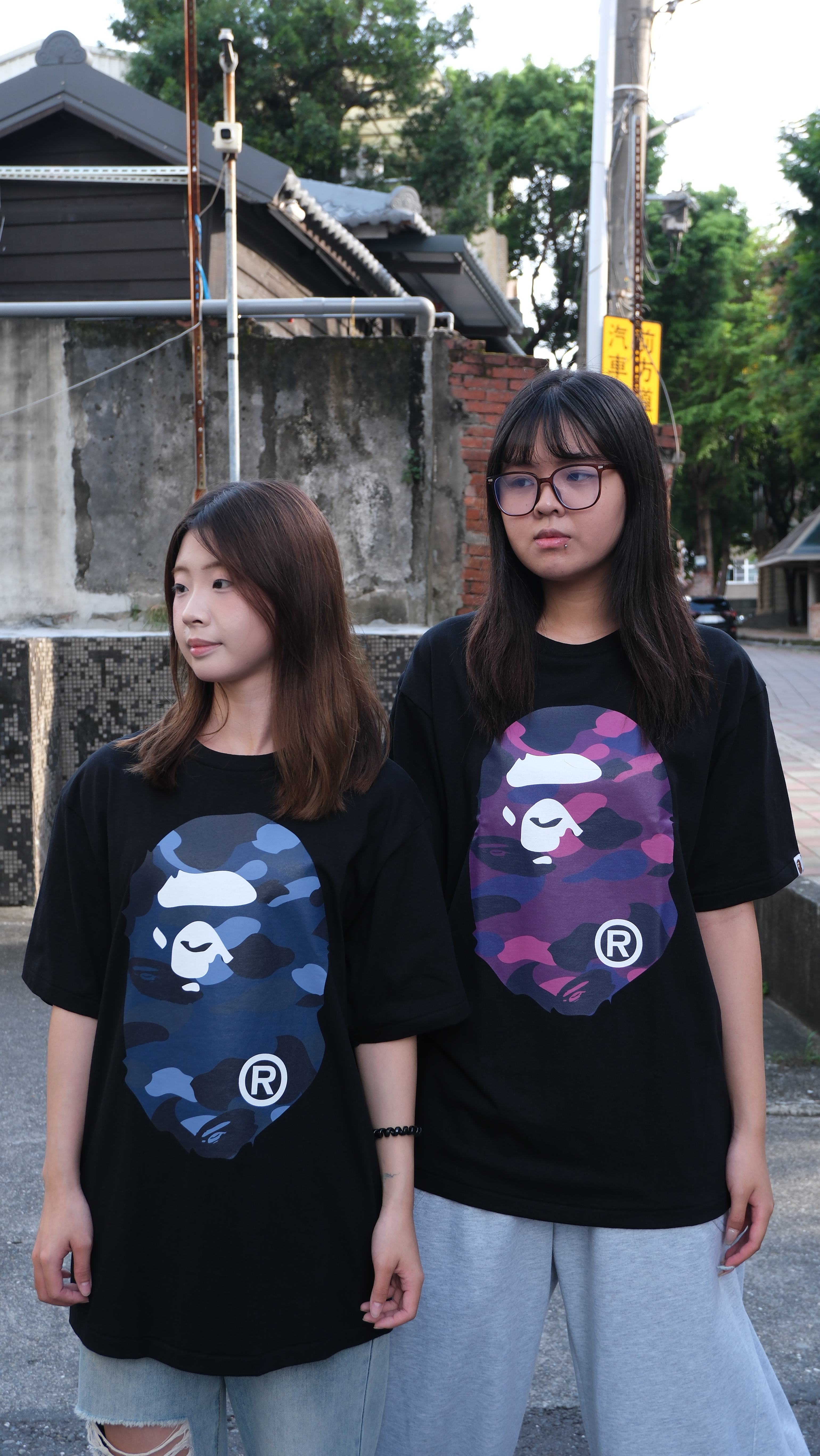 BAPE COLOR CAMO BIG APE HEAD 迷彩 大猿頭 短Tee 1L80110017