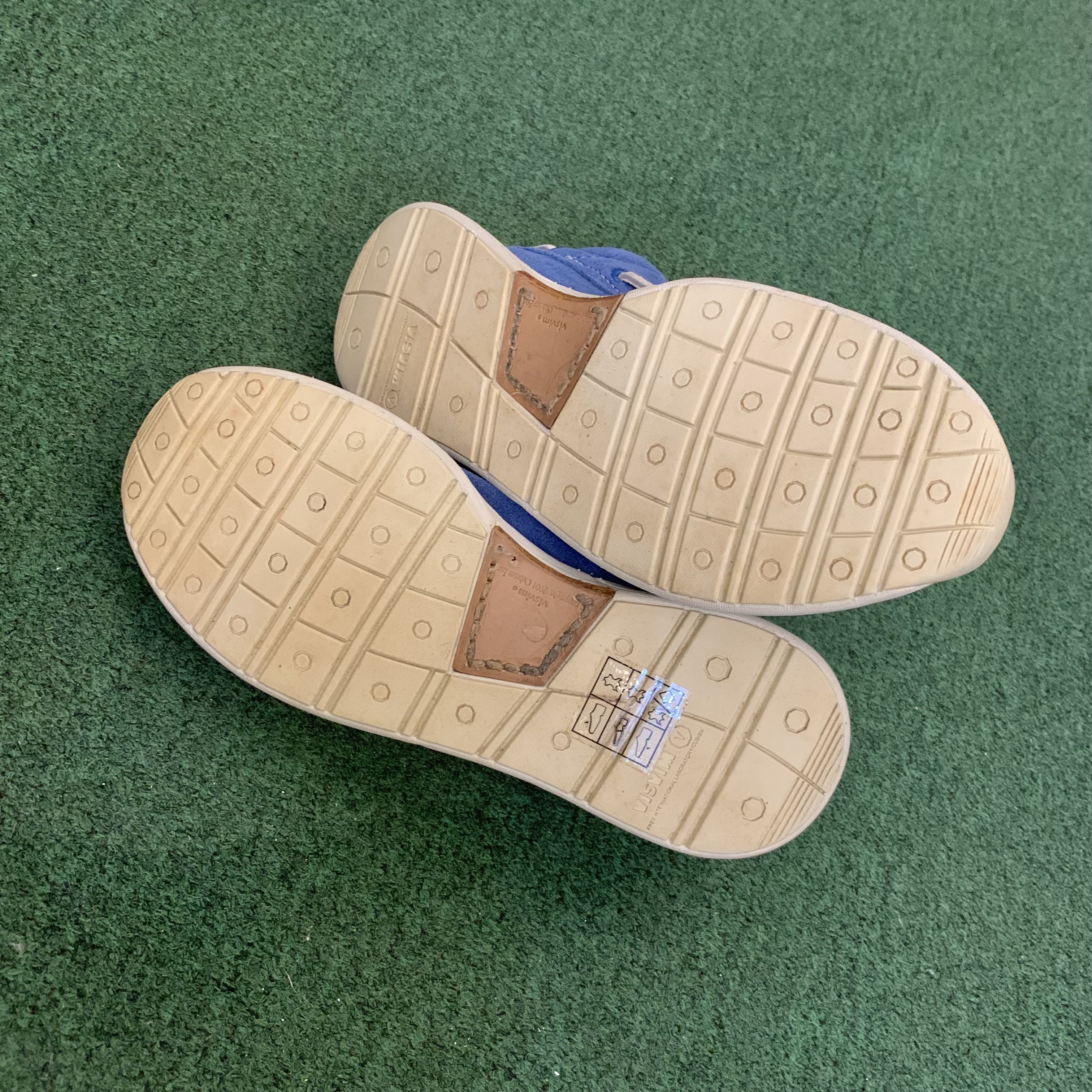 HB SHOP DISPLAY SALE: VISVIM HOCKNEY FOLK *NO SHOES BOX - BLUE SIZE 8 IN STOCK NOW (現貨發售中)