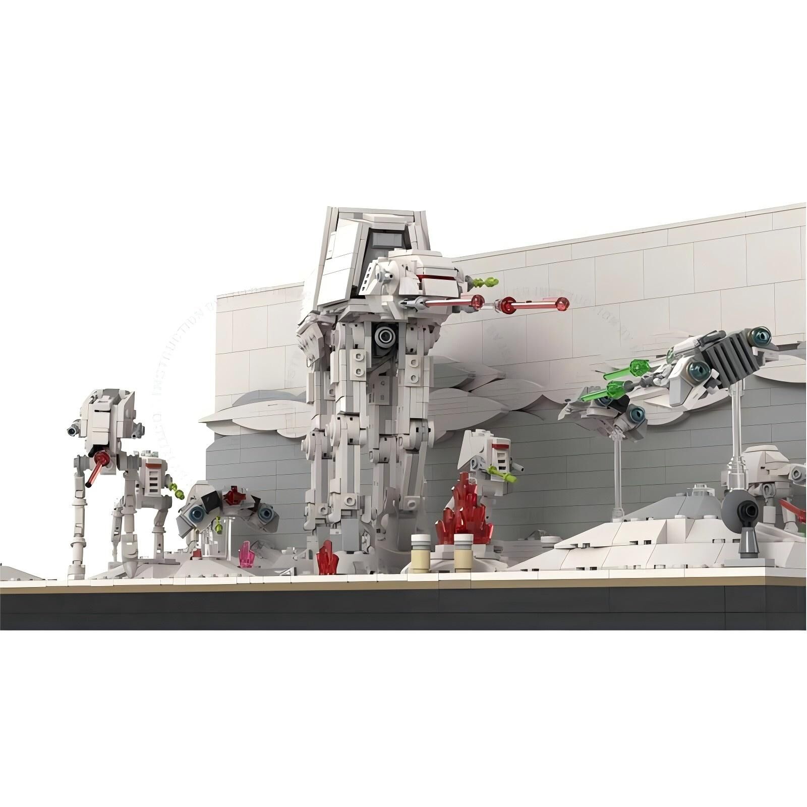 MOC Star Wars Micro Diorama : Battle of HOTH MOC-164052