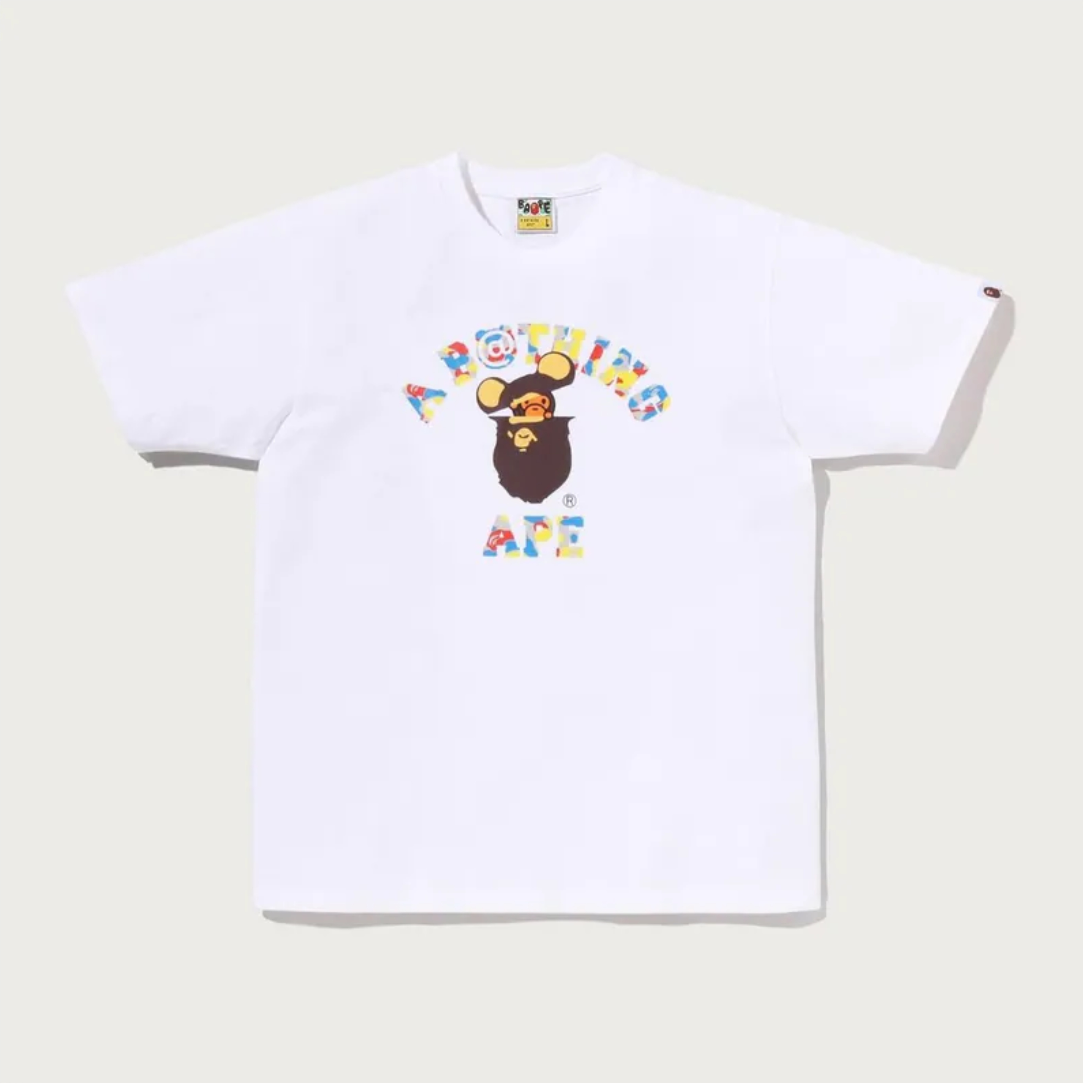 2026AW A BATHING APE BAPE X MEDICOM TOY 30TH ANNIV.BE@RBRICK COLLEGE MILO TEE 庫柏力克 30週年 短T 現貨 2M73110904
