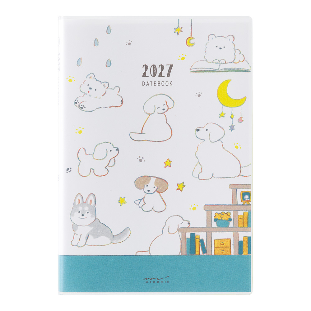 貨到通知 尚未到貨：2027年 MIDORI Pocket Diary B6 犬貓週計劃手帳