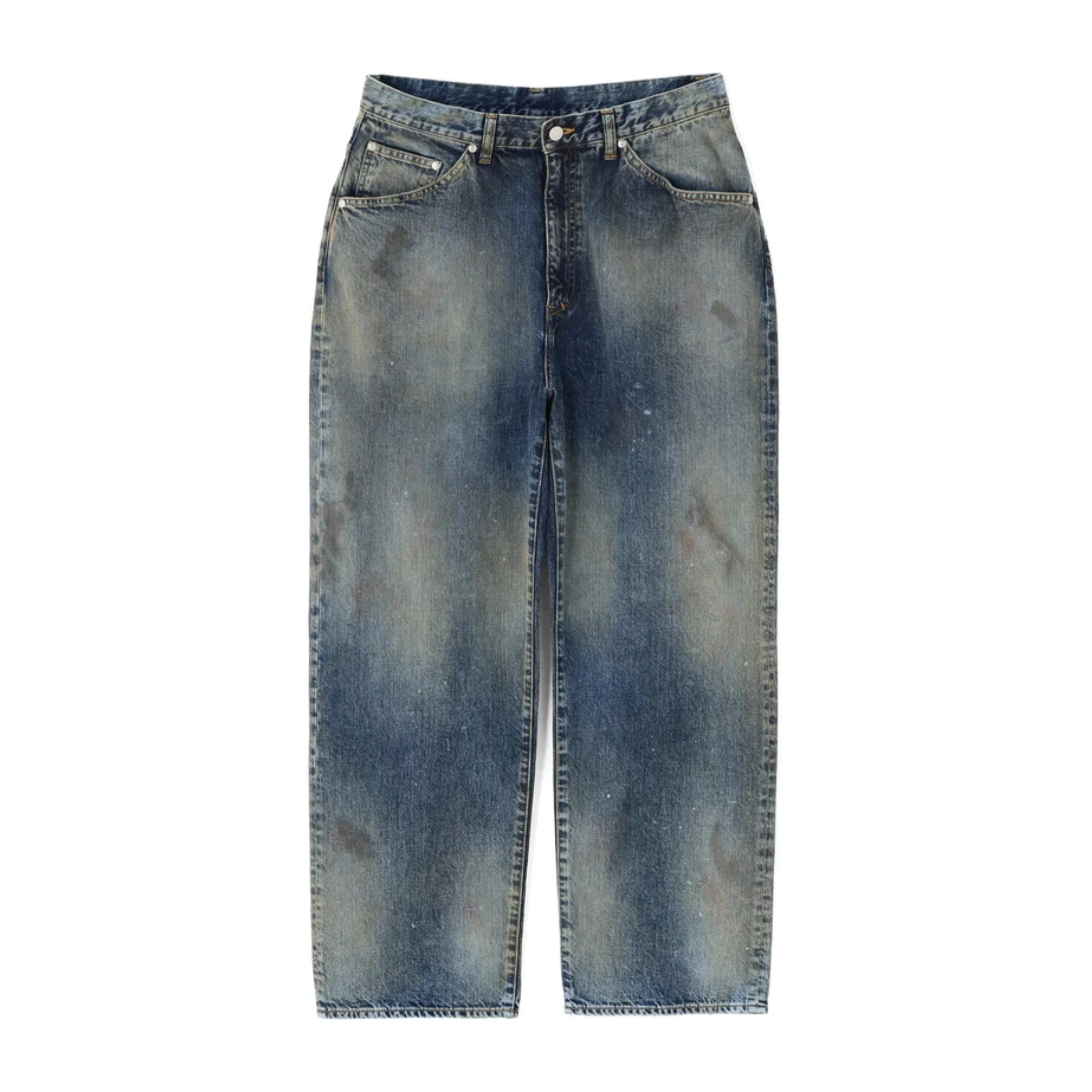 2026AW ANCELLM TAPERED 5P DENIM PANTS #02 錐形 五口袋 水洗 洗舊 牛仔褲 現貨 ANC-#02-26AW